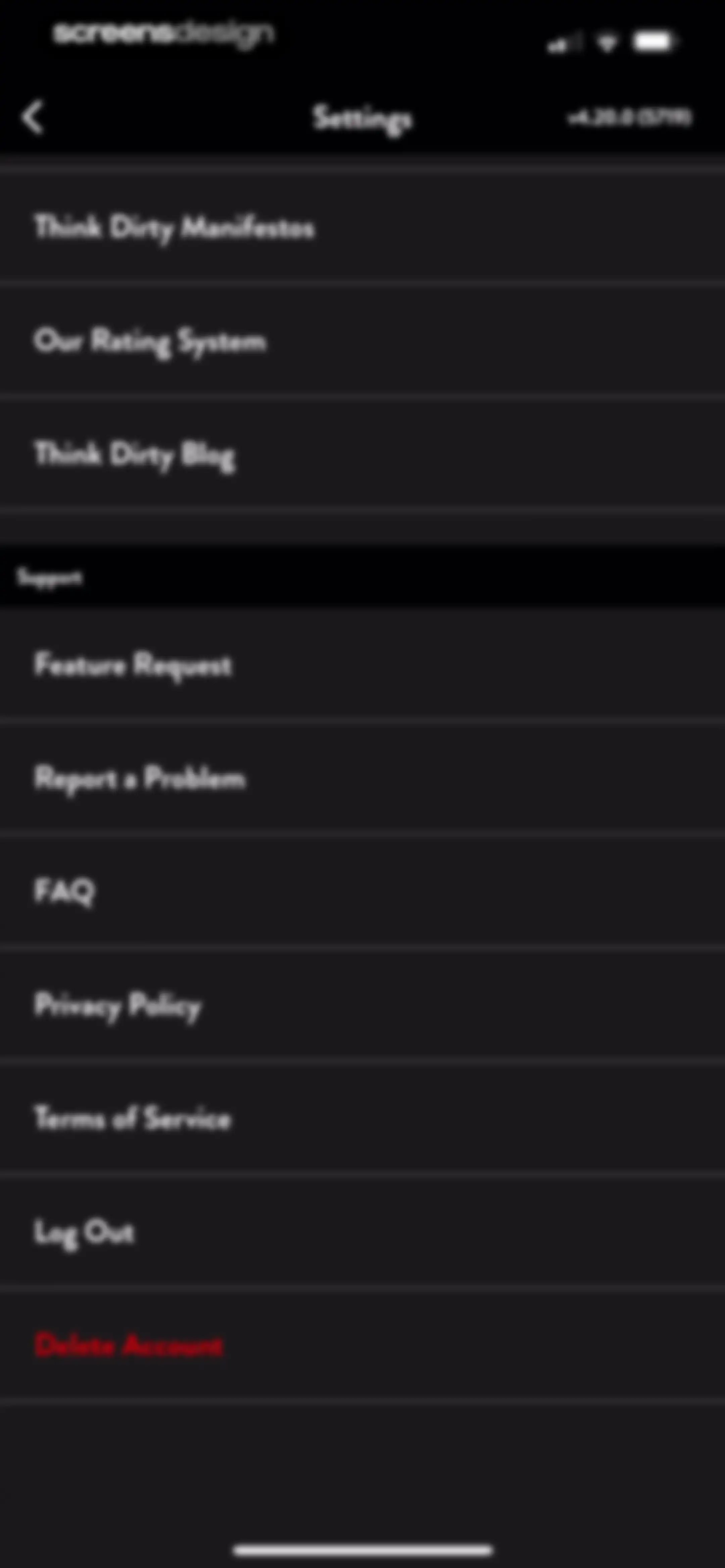 Think Dirty – Shop Clean screen 150