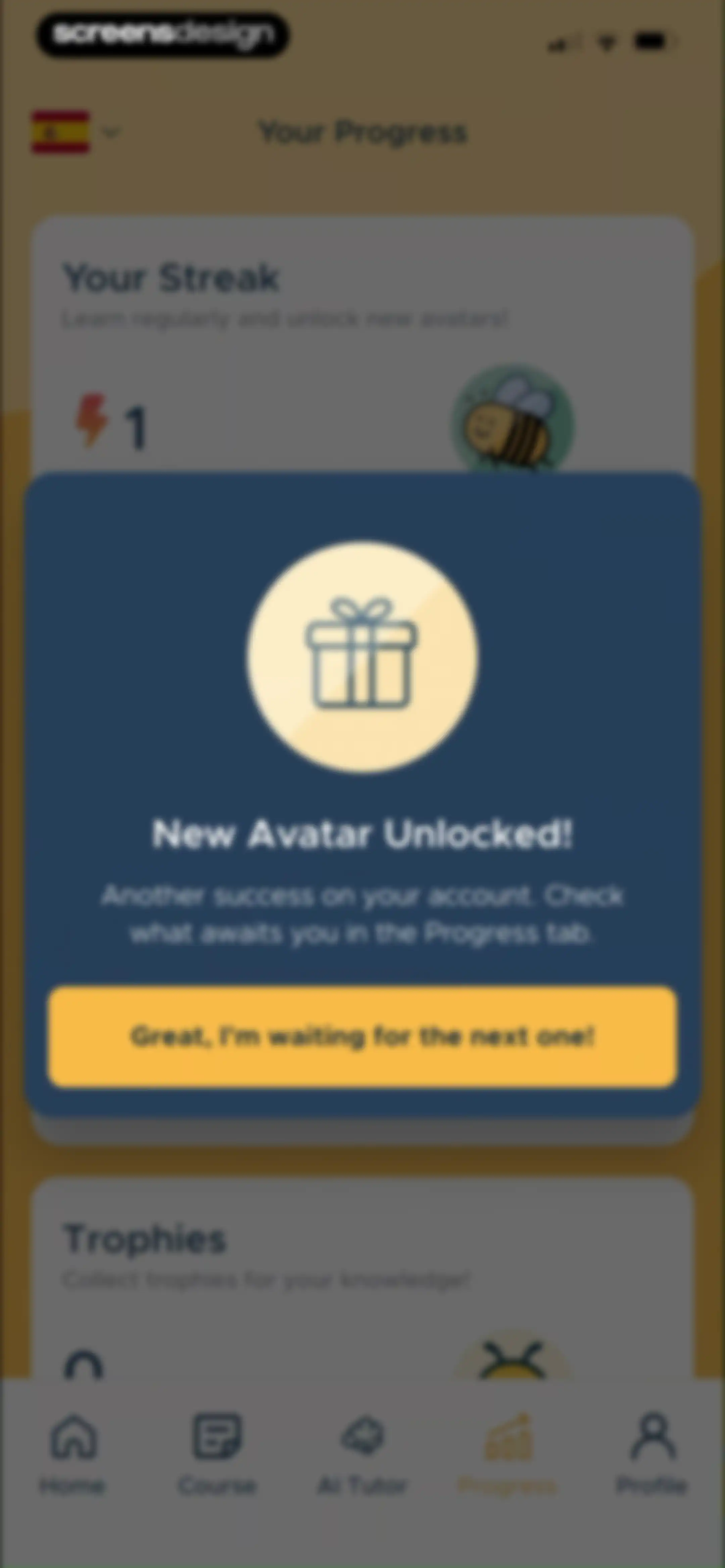 BeeSpeaker Learn English screen 107