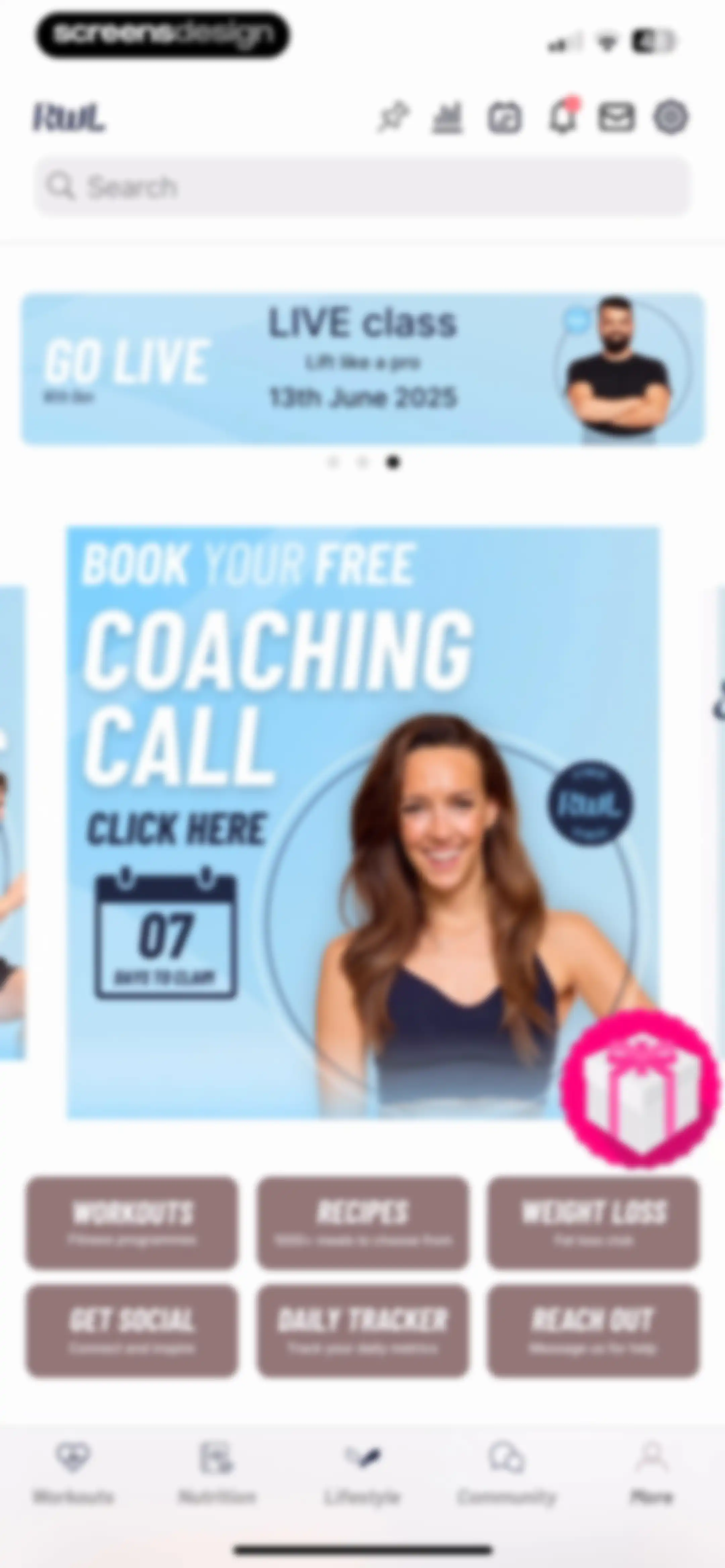 Results Wellness Lifestyle screen 131