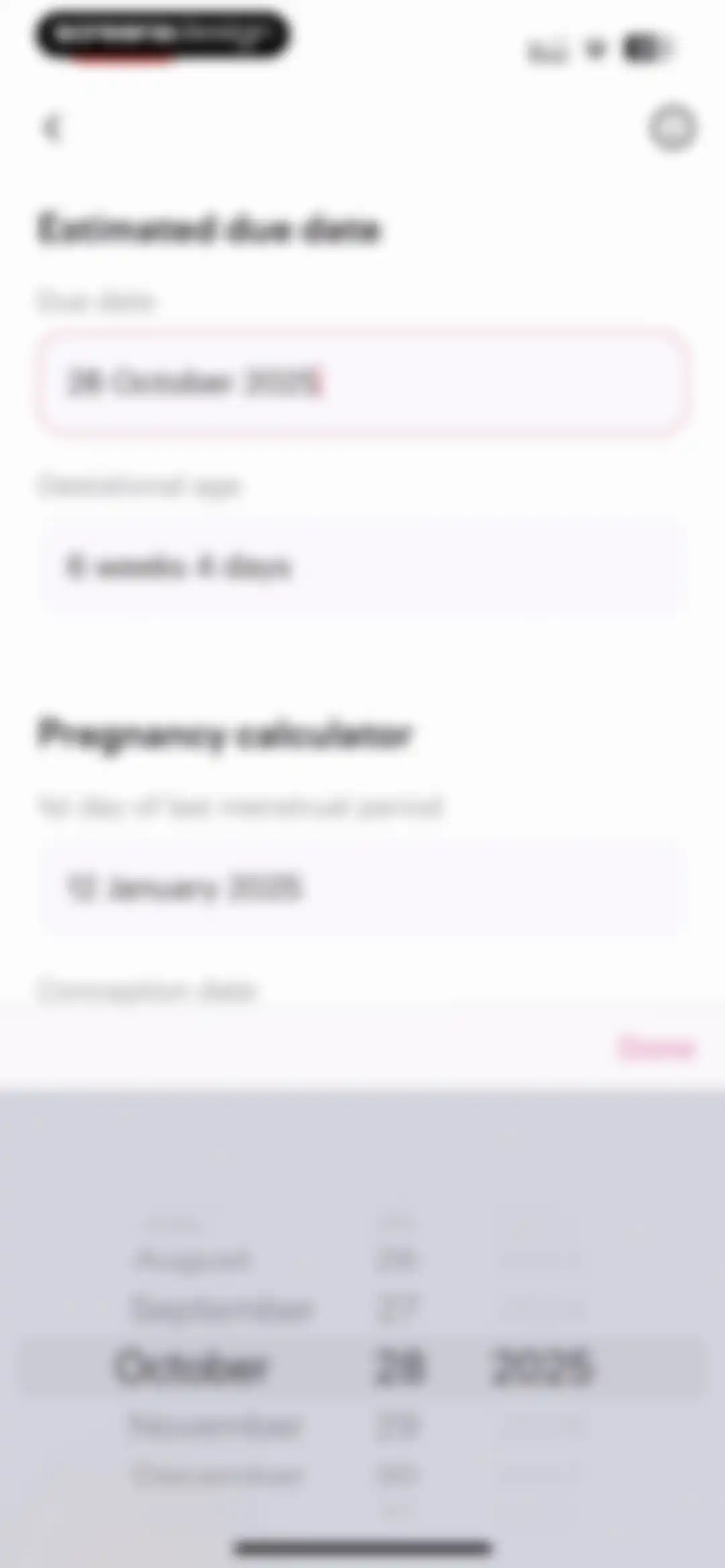 amma: Pregnancy & Baby Tracker screen 82