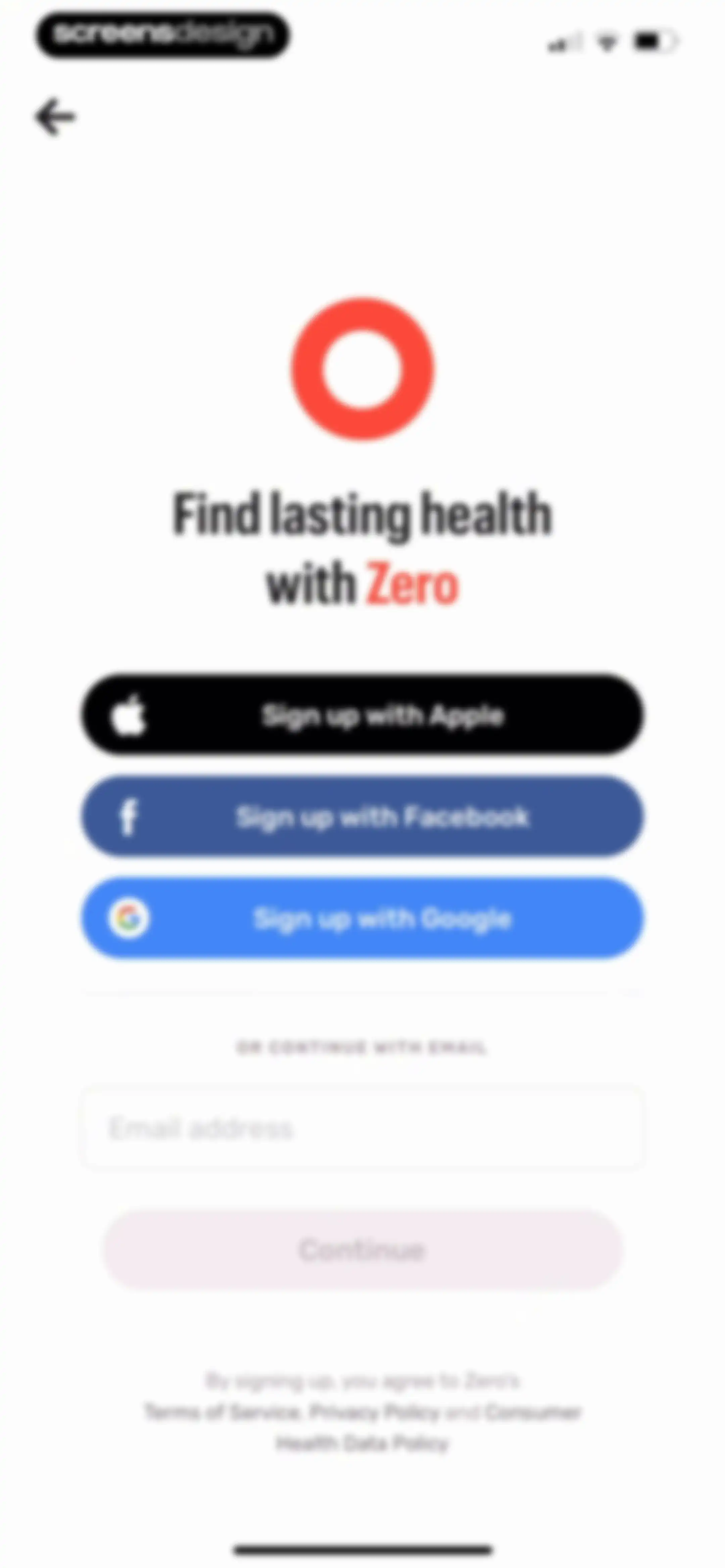 Zero: Fasting & Food Tracker screen 7