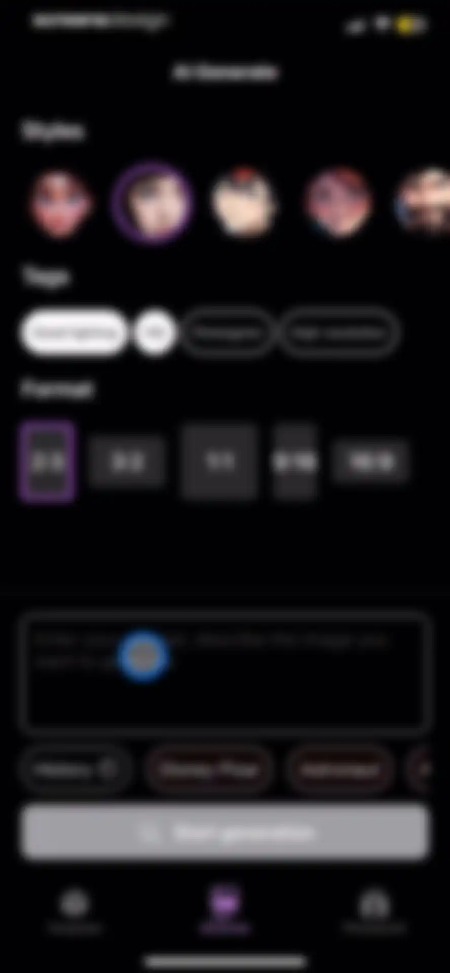 Loopsie: AI Image Effects screen 21