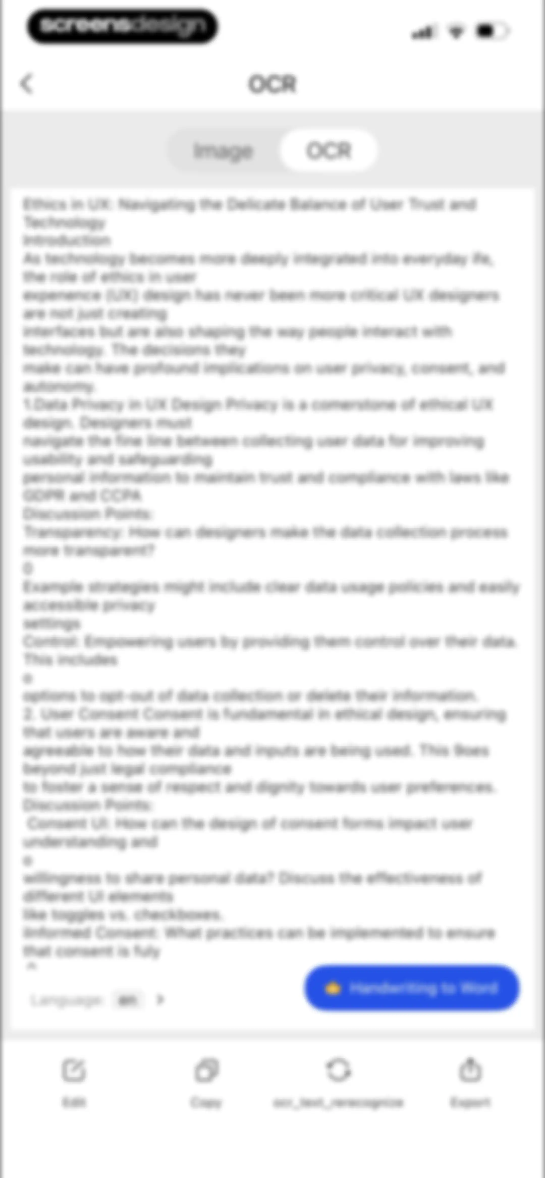 Mobile Scanner App - Scan PDF screen 26