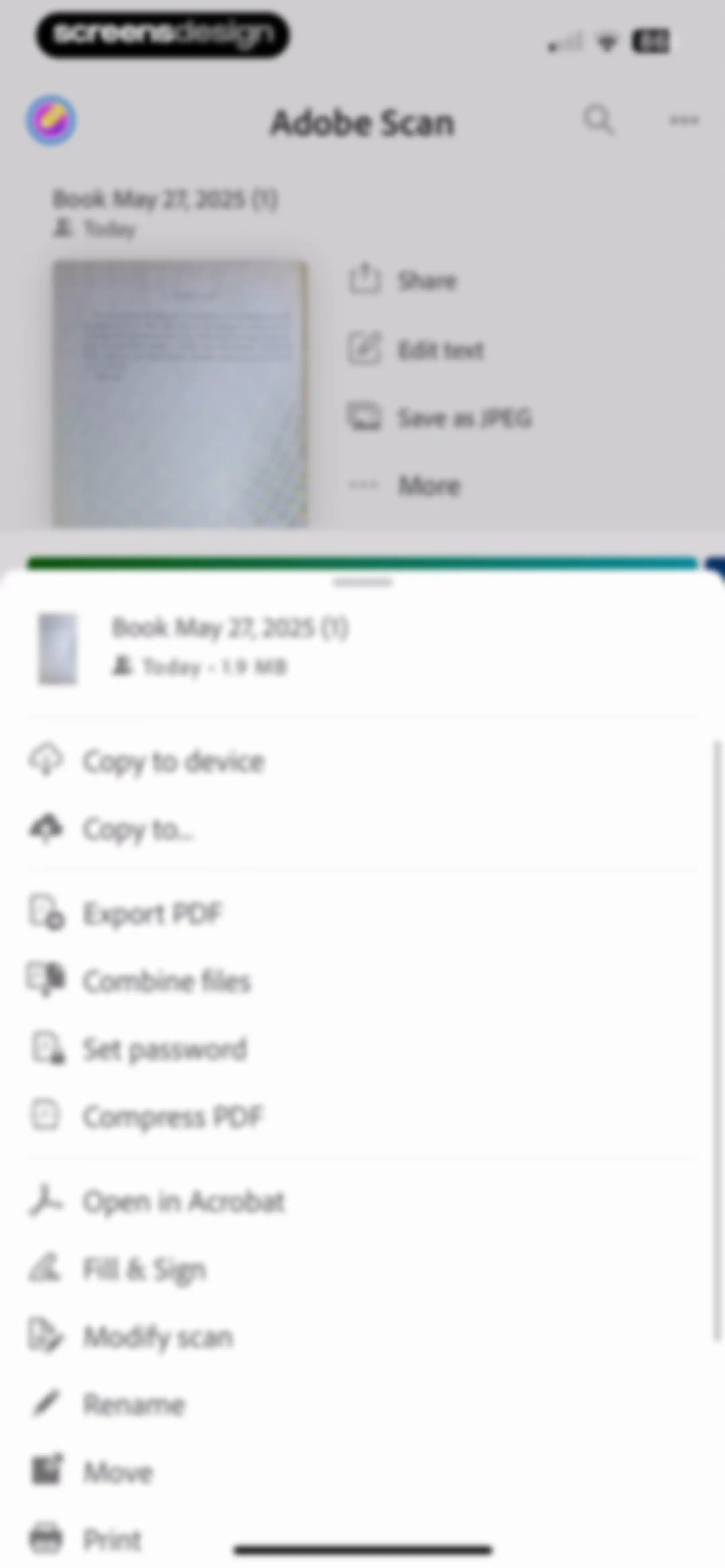 Adobe Scan: PDF & OCR Scanner screen 68
