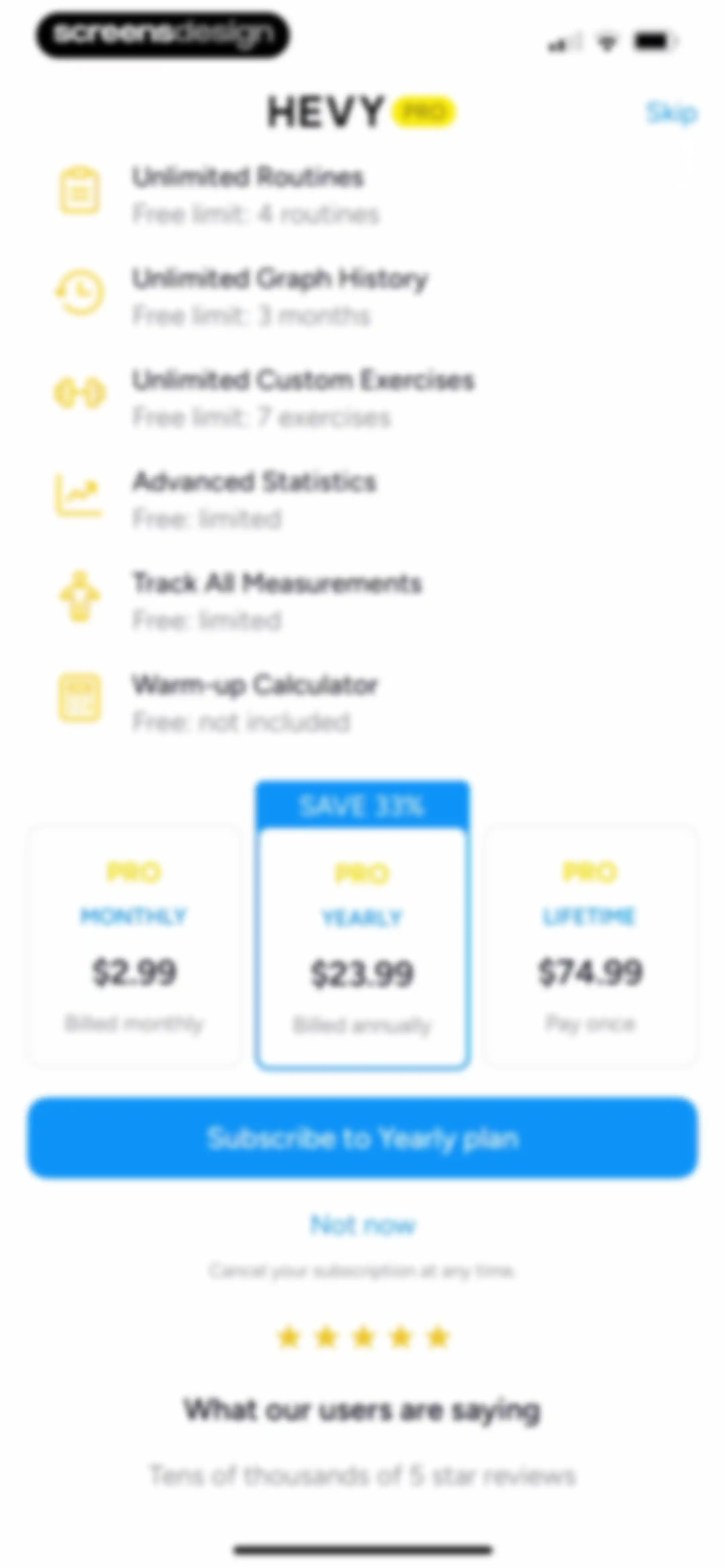 Hevy - Workout Tracker Gym Log screen 10