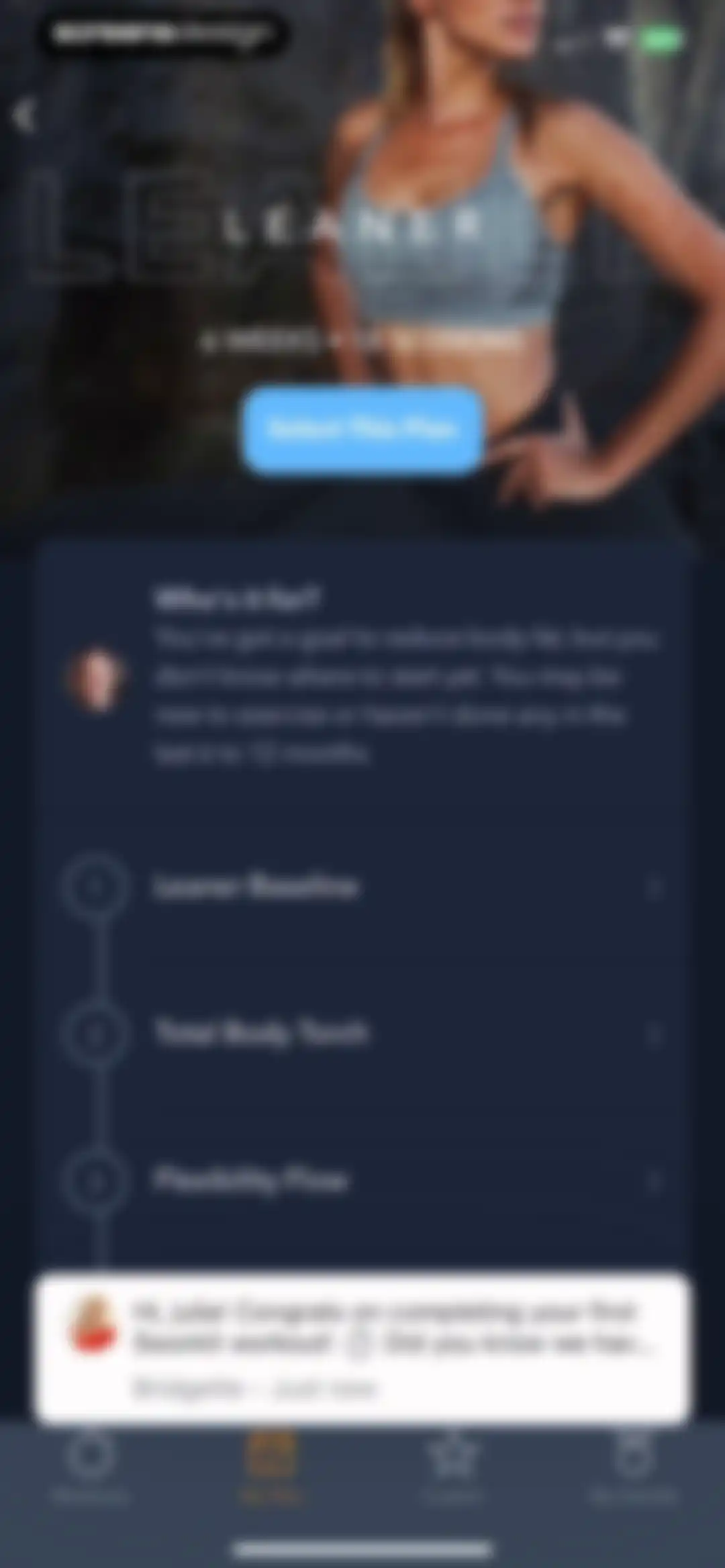 Sworkit Fitness & Wellness App screen 71