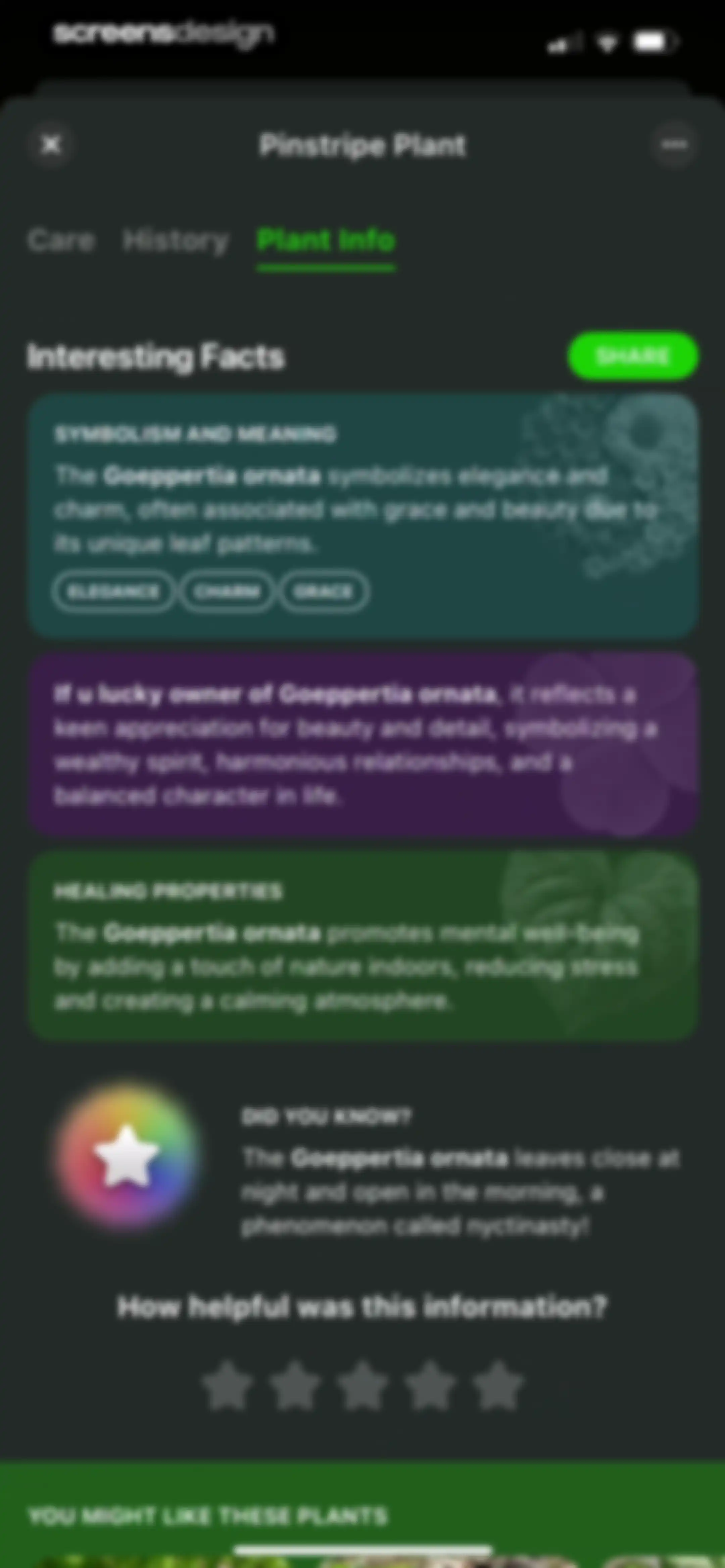 Plant Identifier & Care App screen 68