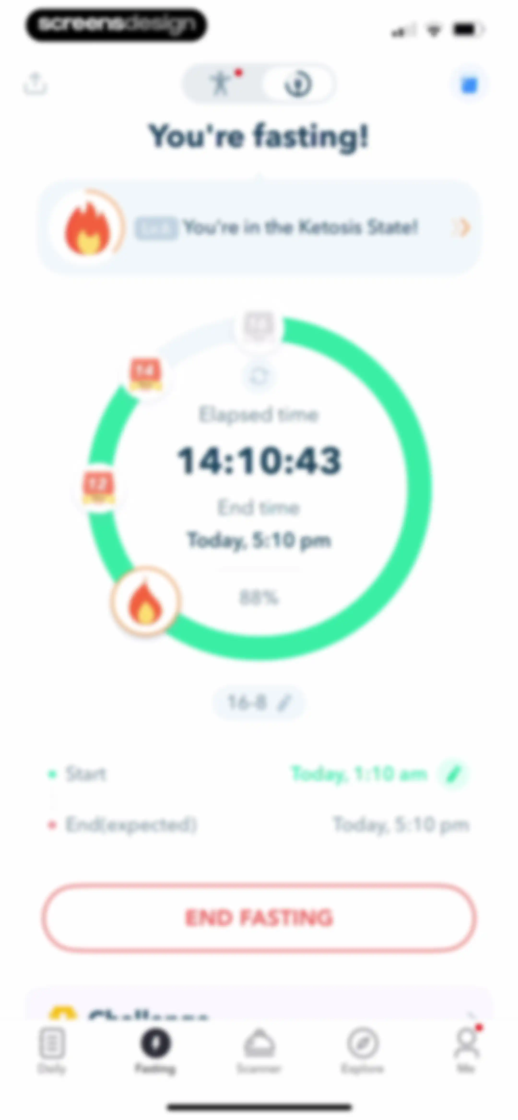 Intermittent Fasting Tracker - screen 113
