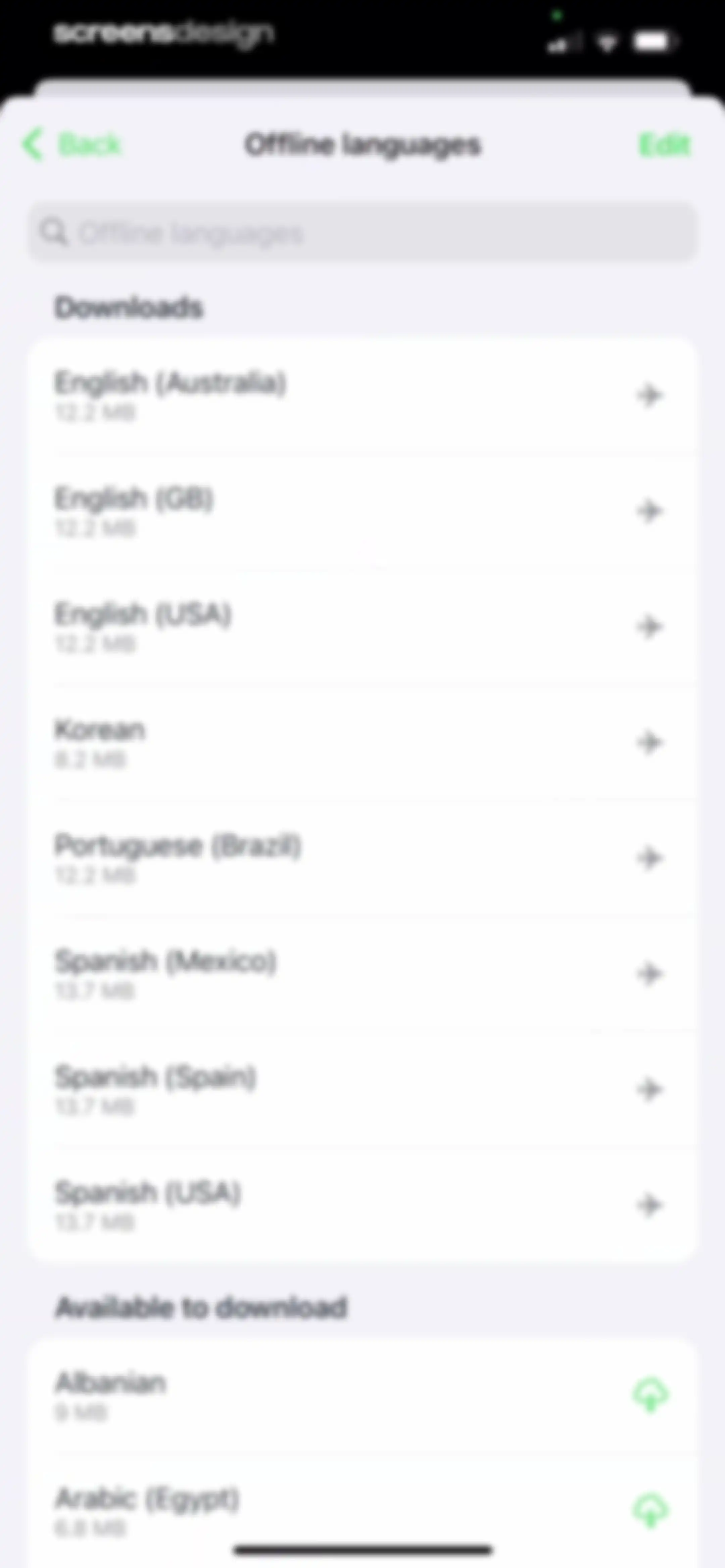 iTranslate Translator screen 95