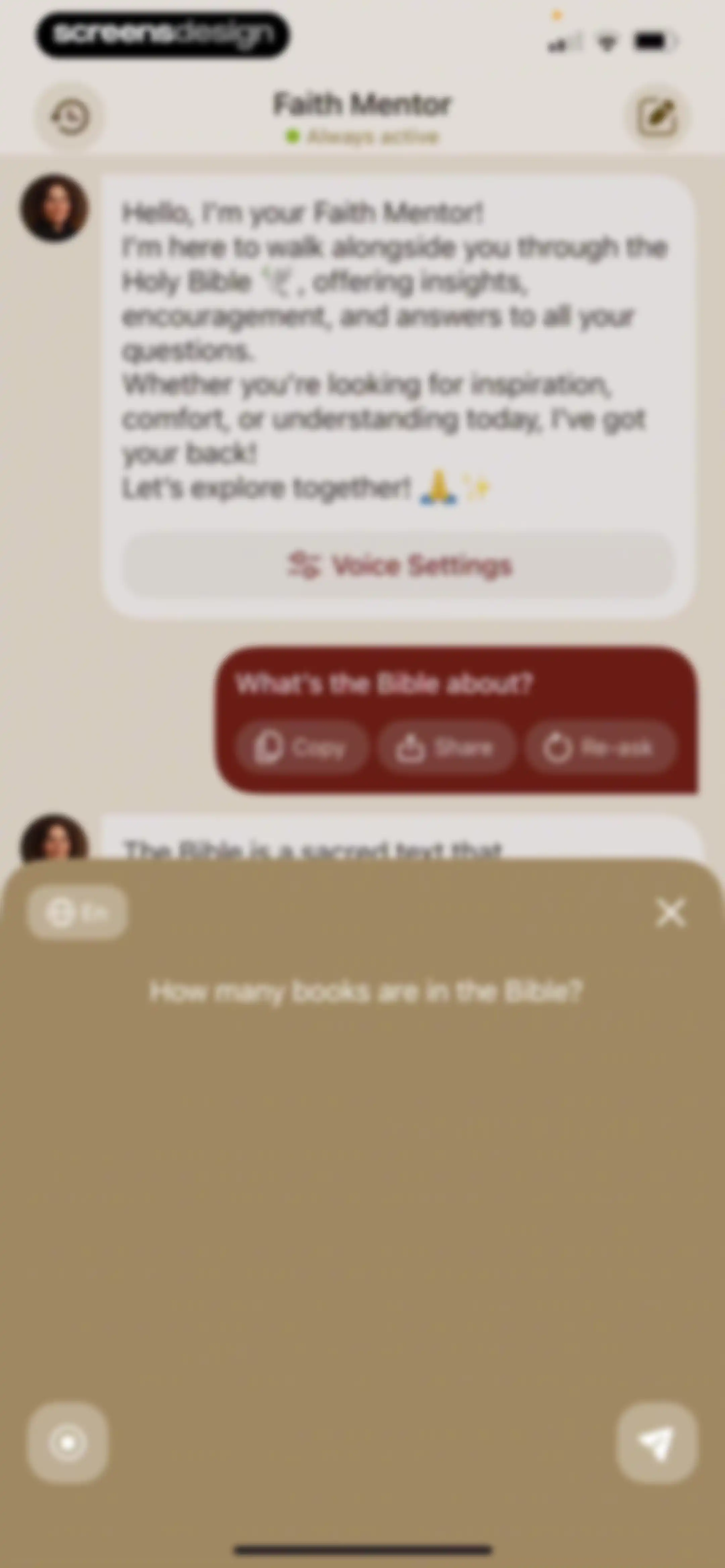 Faith Mentor - AI Bible Chat screen 39