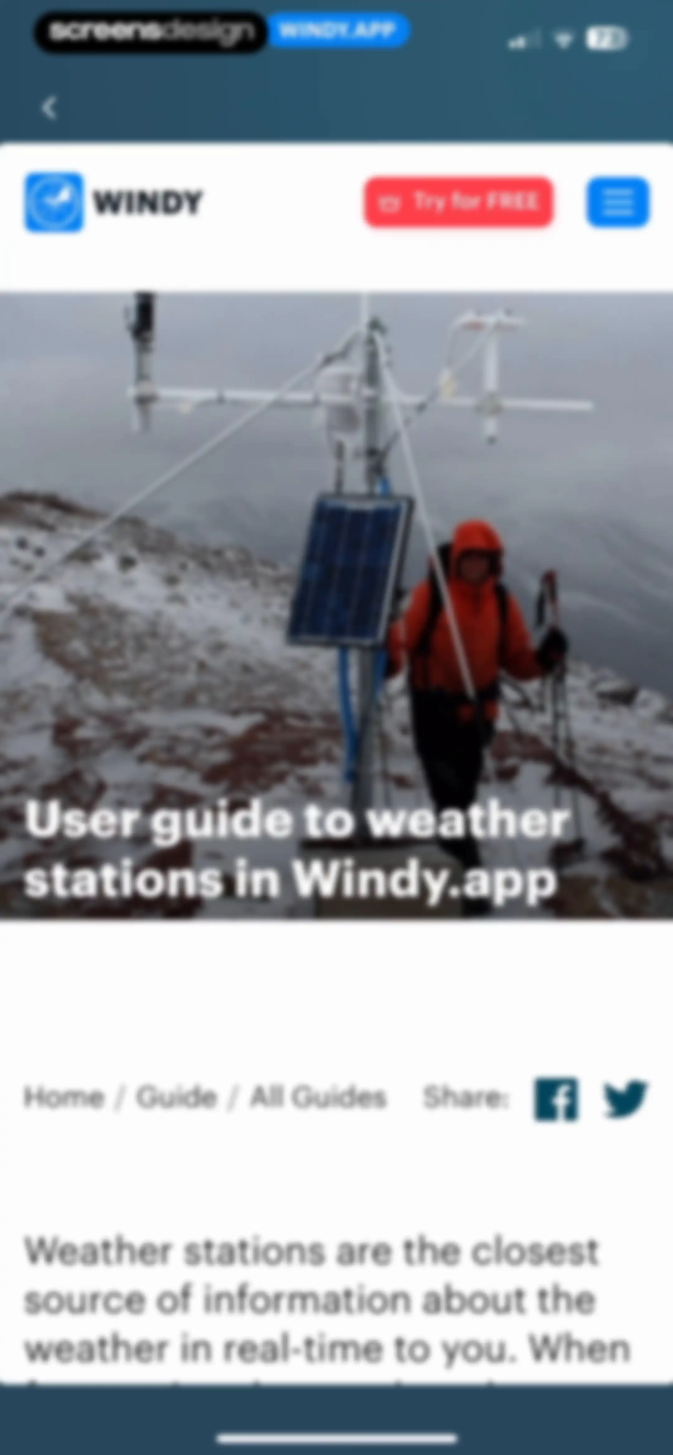 Windy.app — Wind, Tides, Radar screen 53