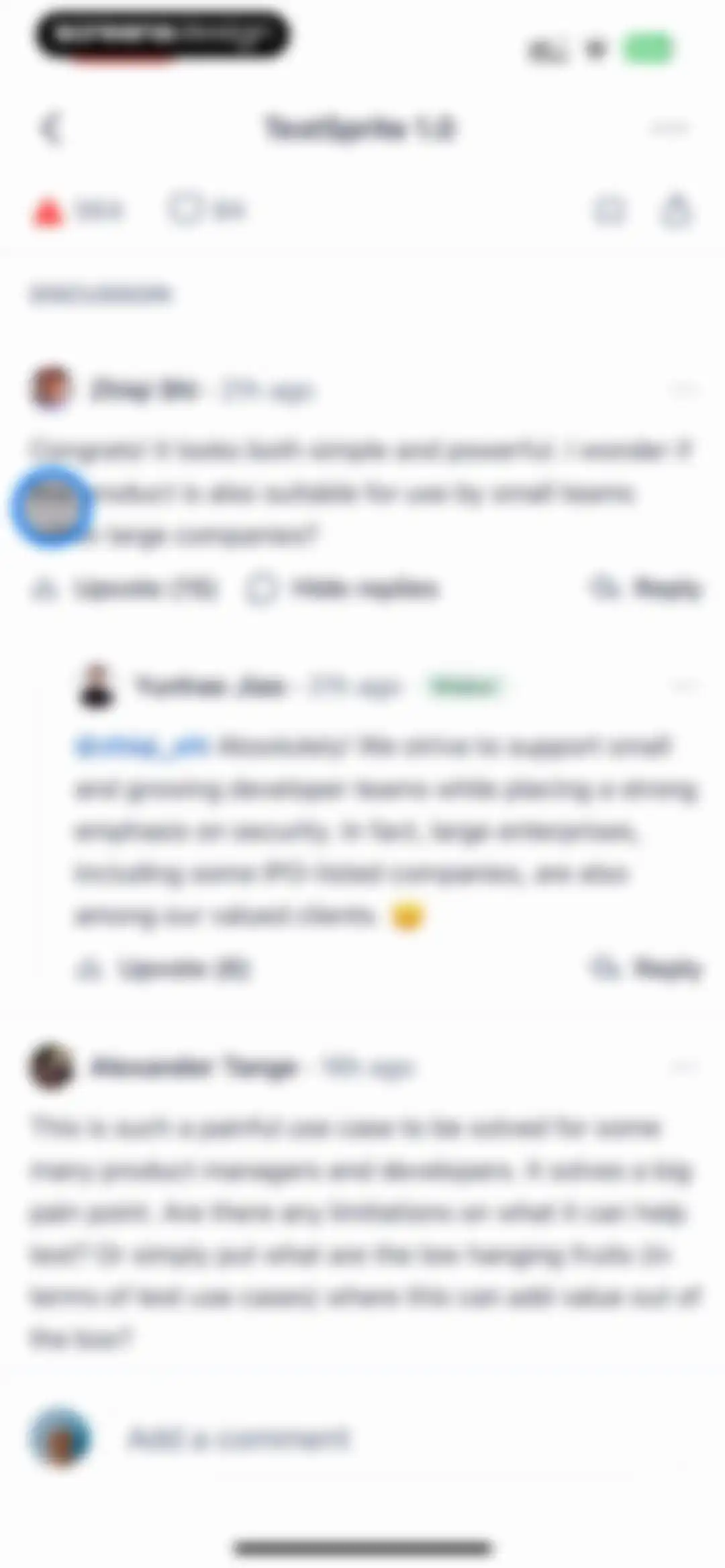 Product Hunt screen 20