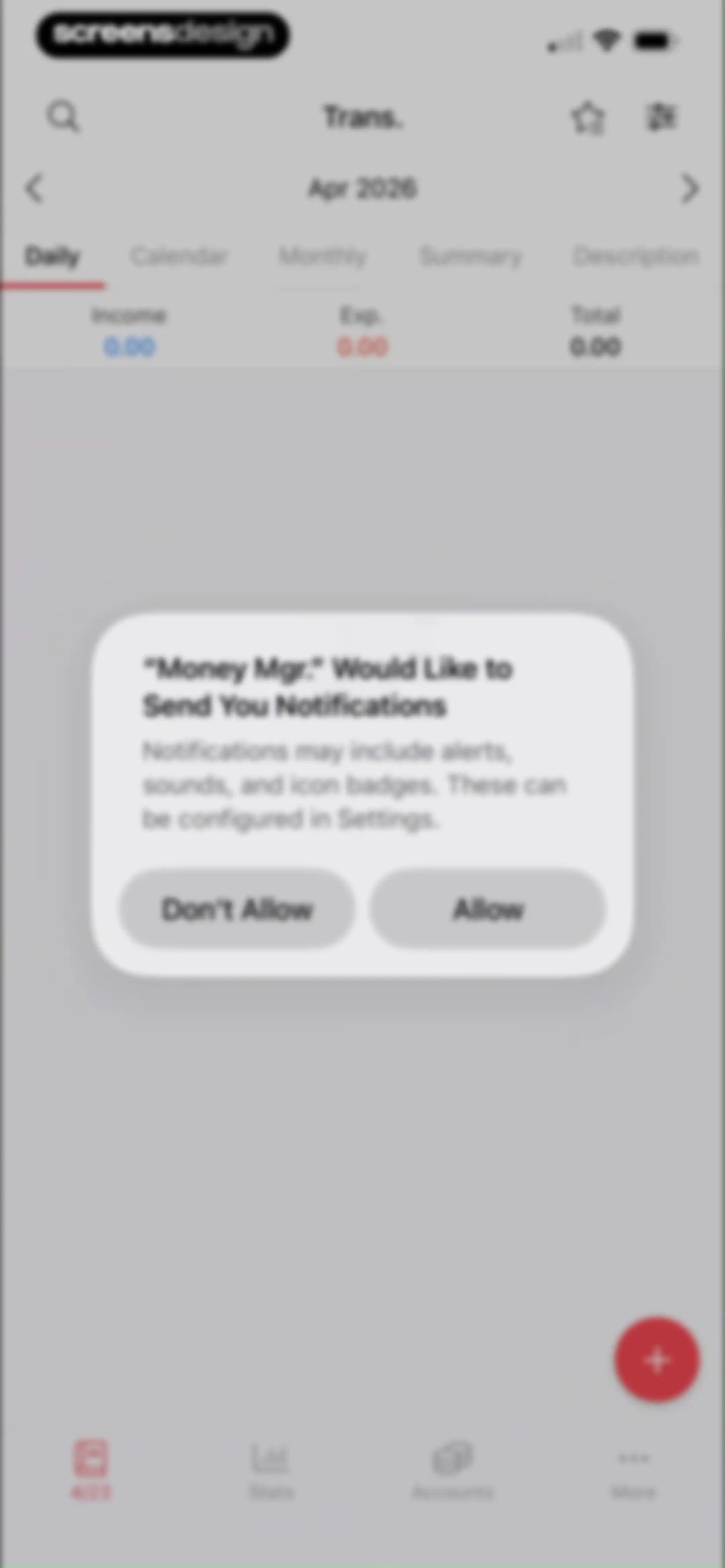 Money Manager Expense & Budget screen 4