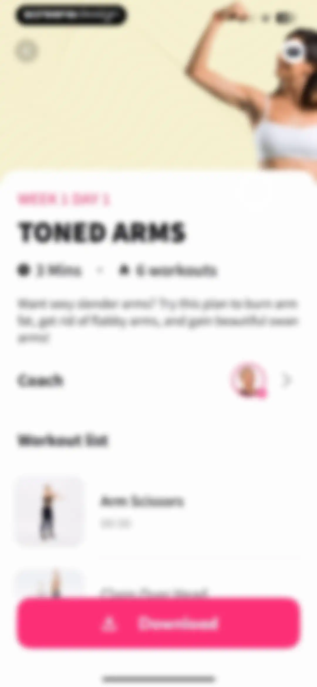 Workout for Women: Fit at Home screen 81