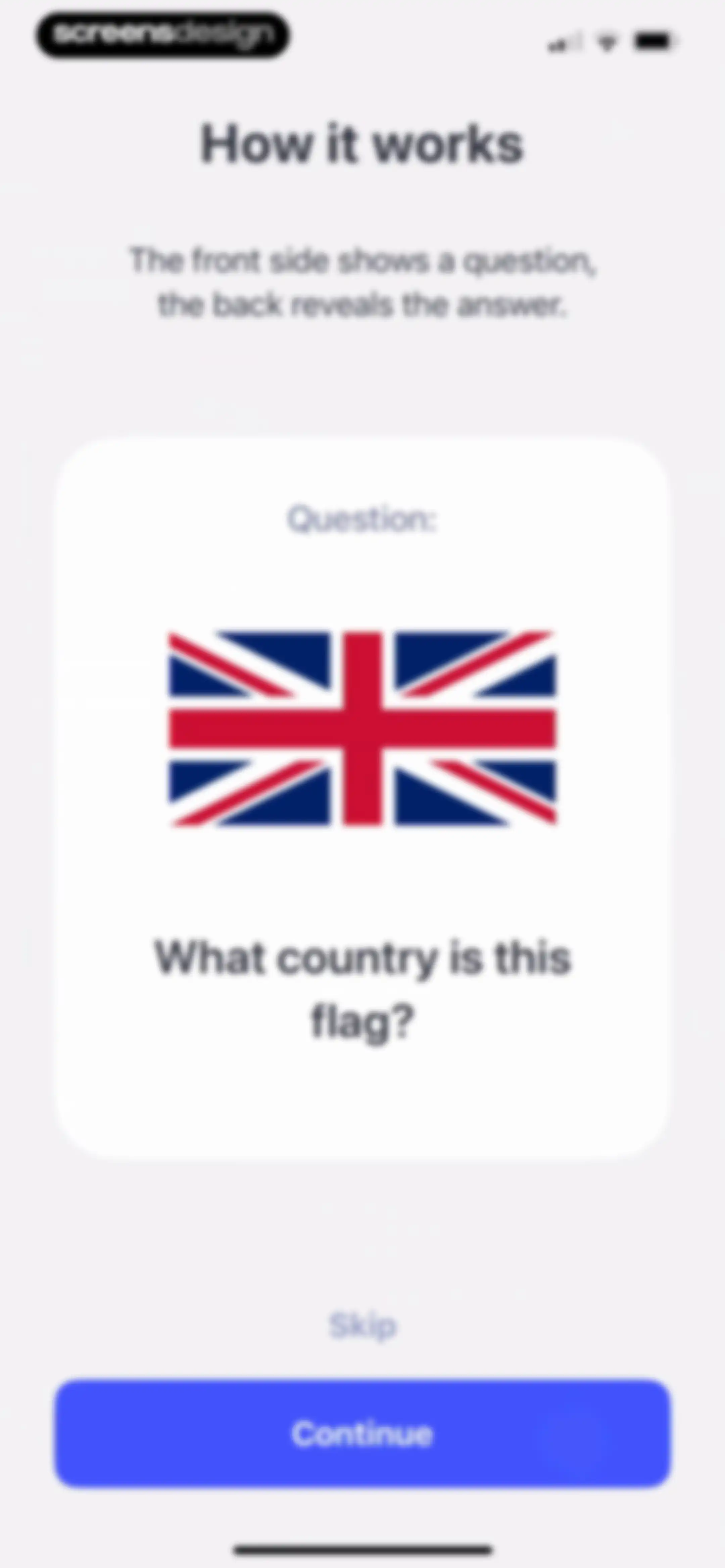 Cogni: Flashcards Learning screen 25