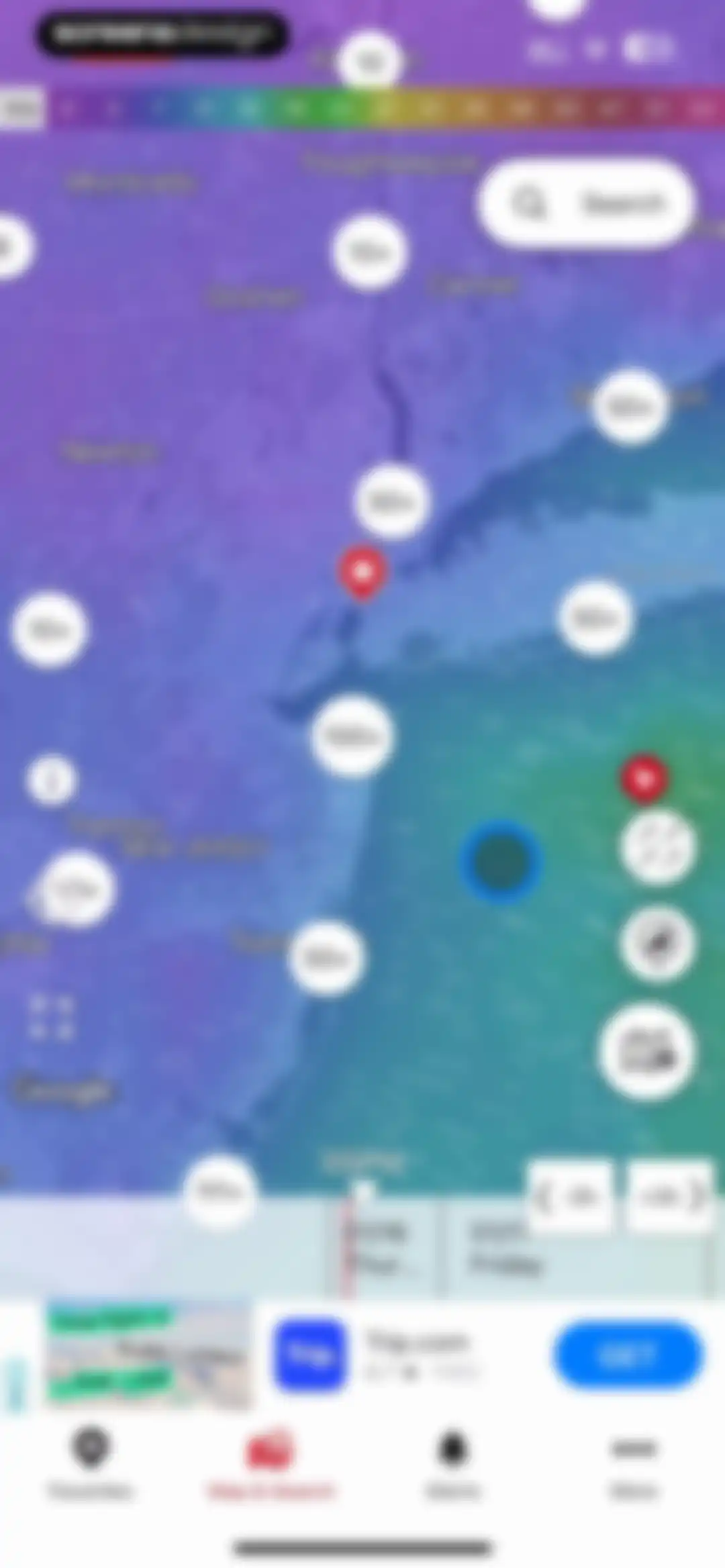 Windfinder: Wind & Weather map screen 23