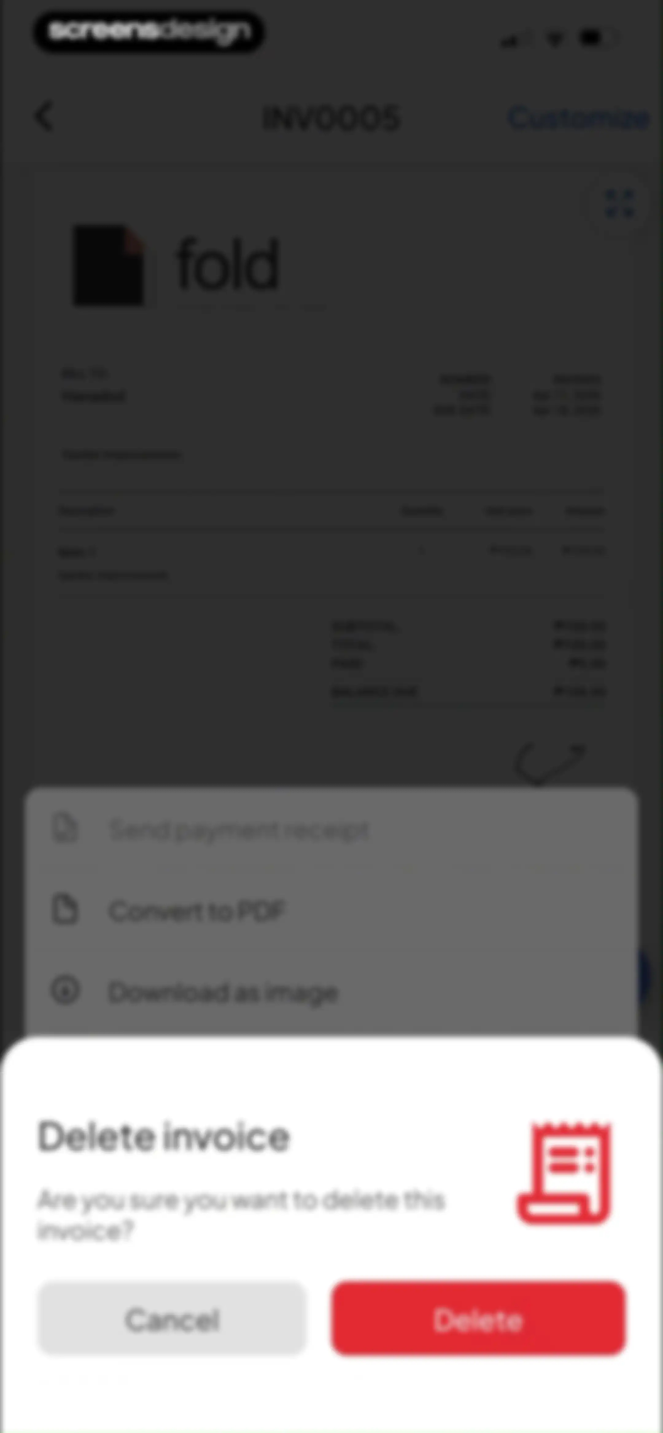 Invoice Maker - Invoice Fly screen 98