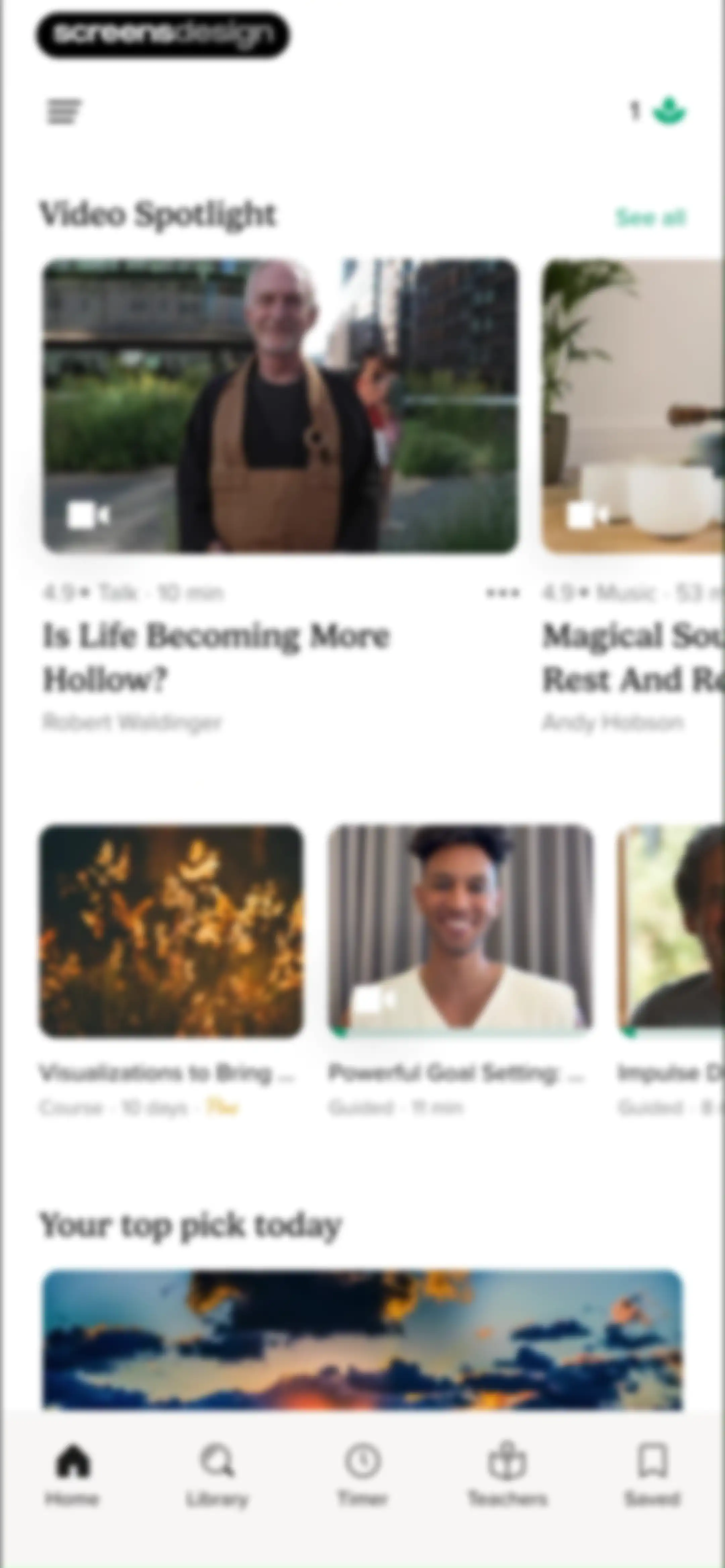 Insight Timer: Meditate, Sleep screen 129