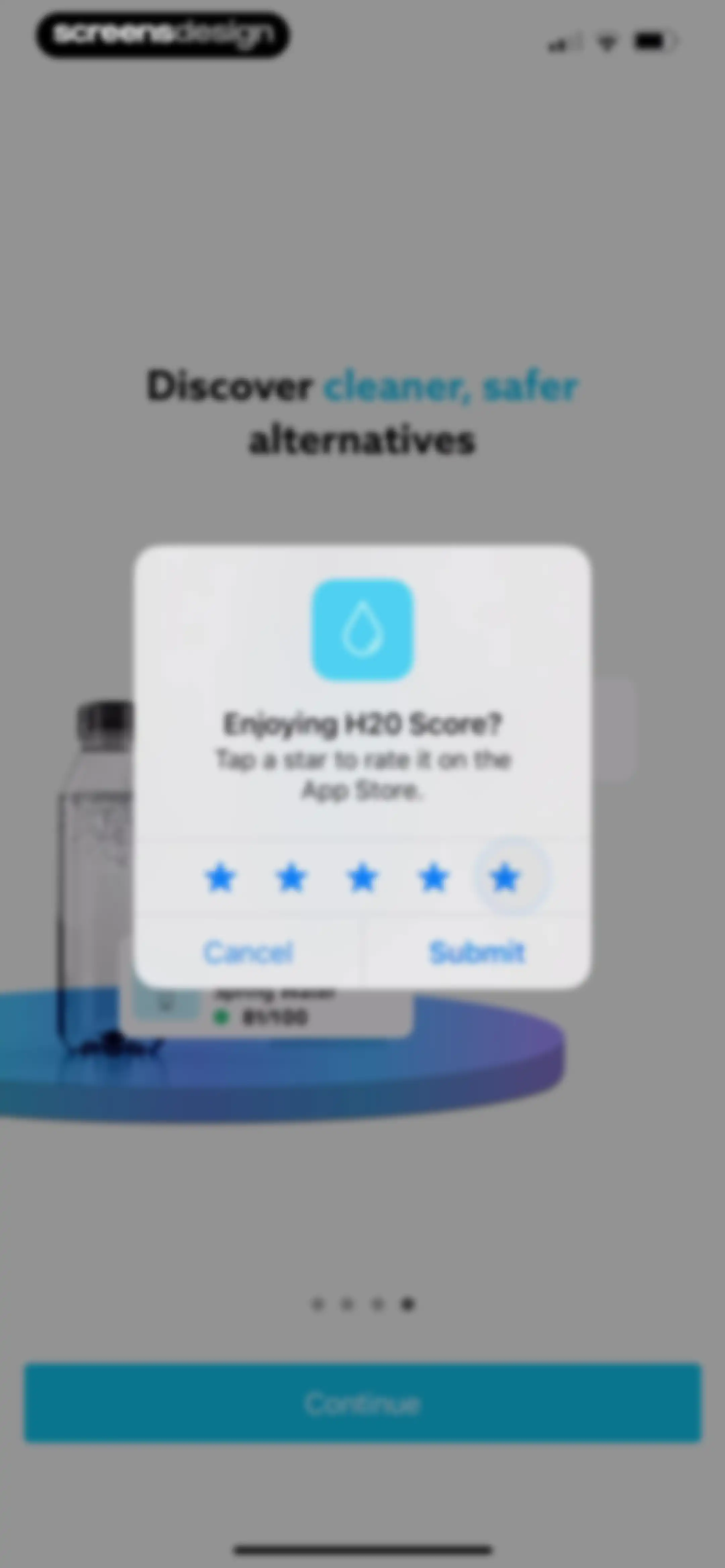 H20Score - Water Rankings screen 7