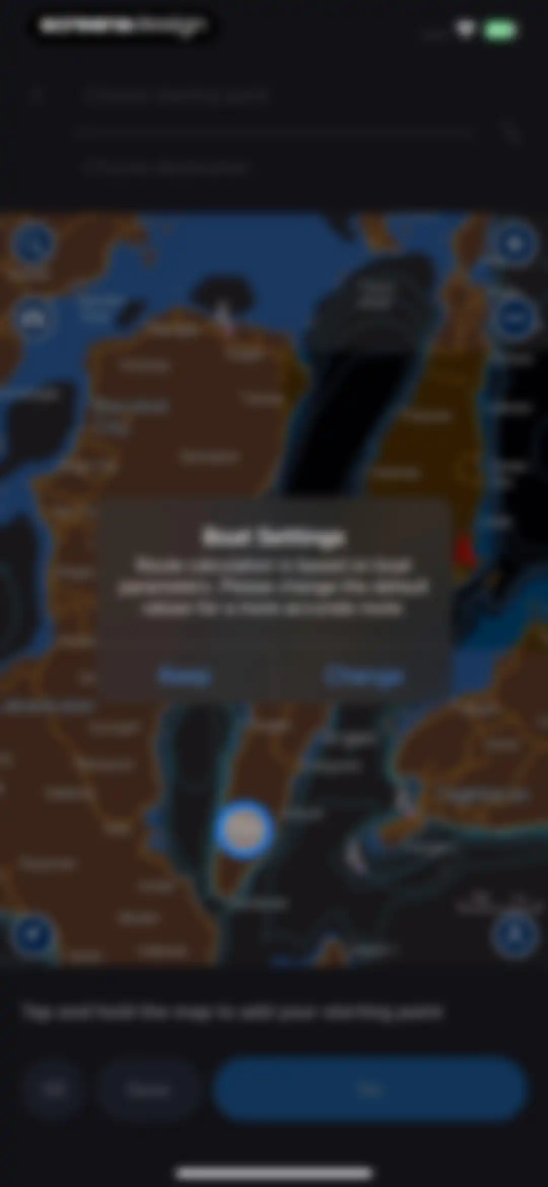 Navionics® Boating screen 22