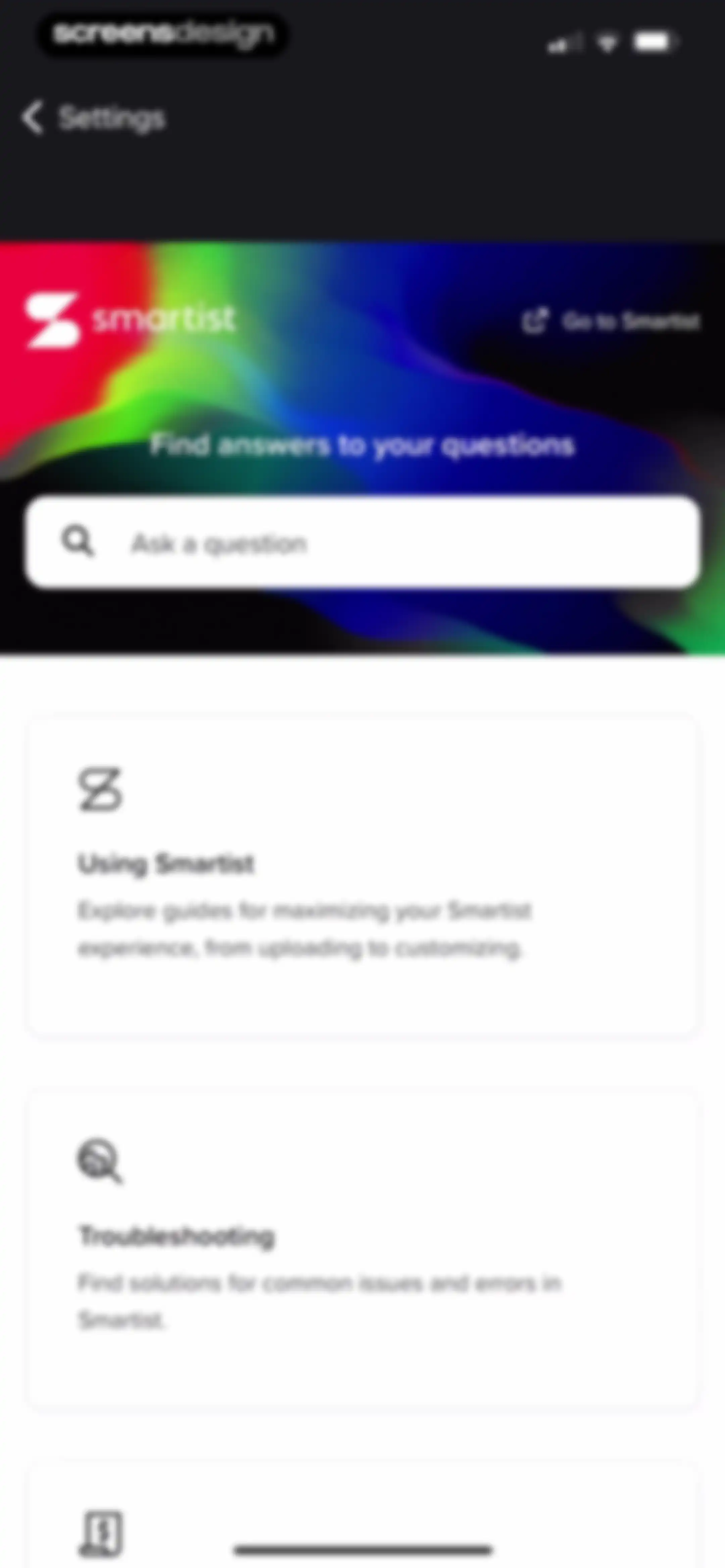 Smartist: Art Preview on Wall screen 86