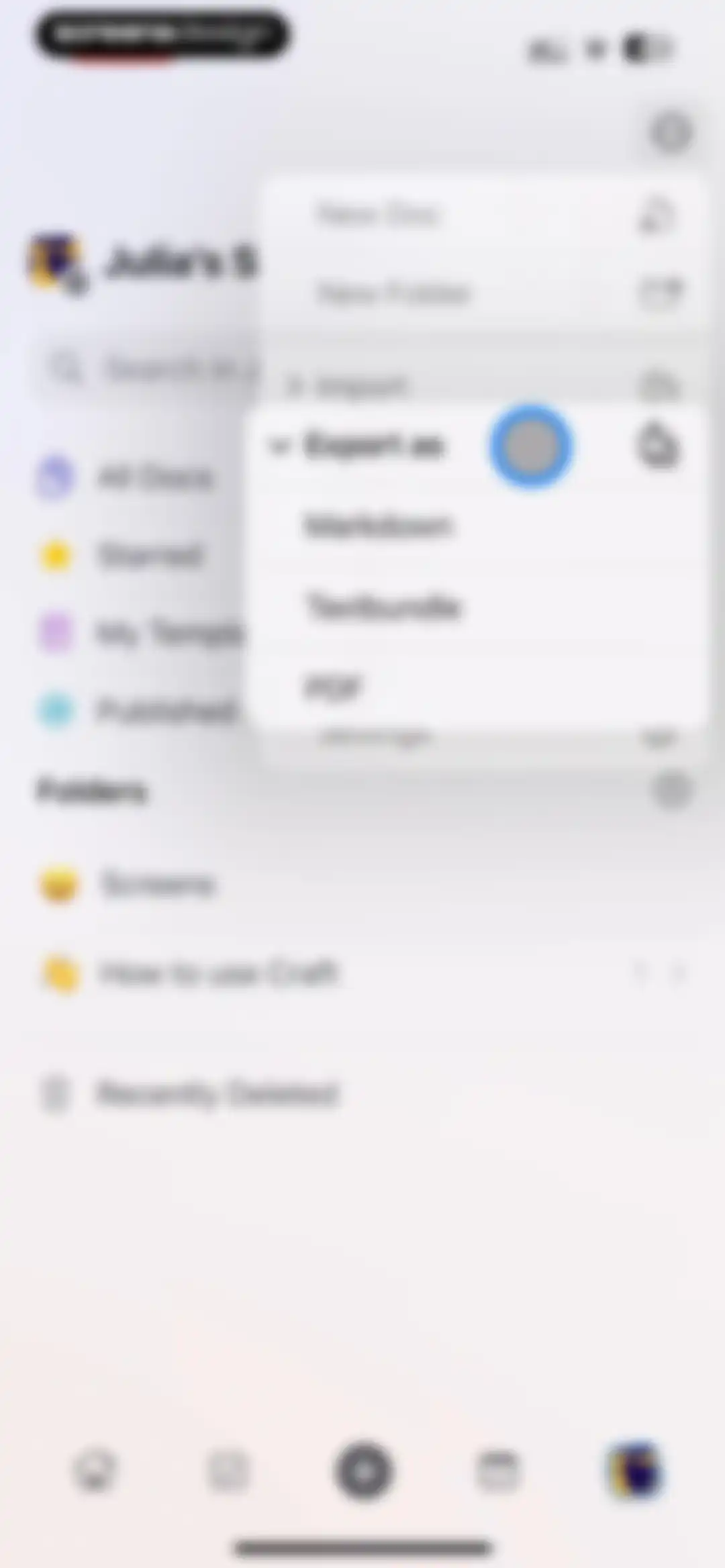 Craft: Notes, Documents, AI screen 181