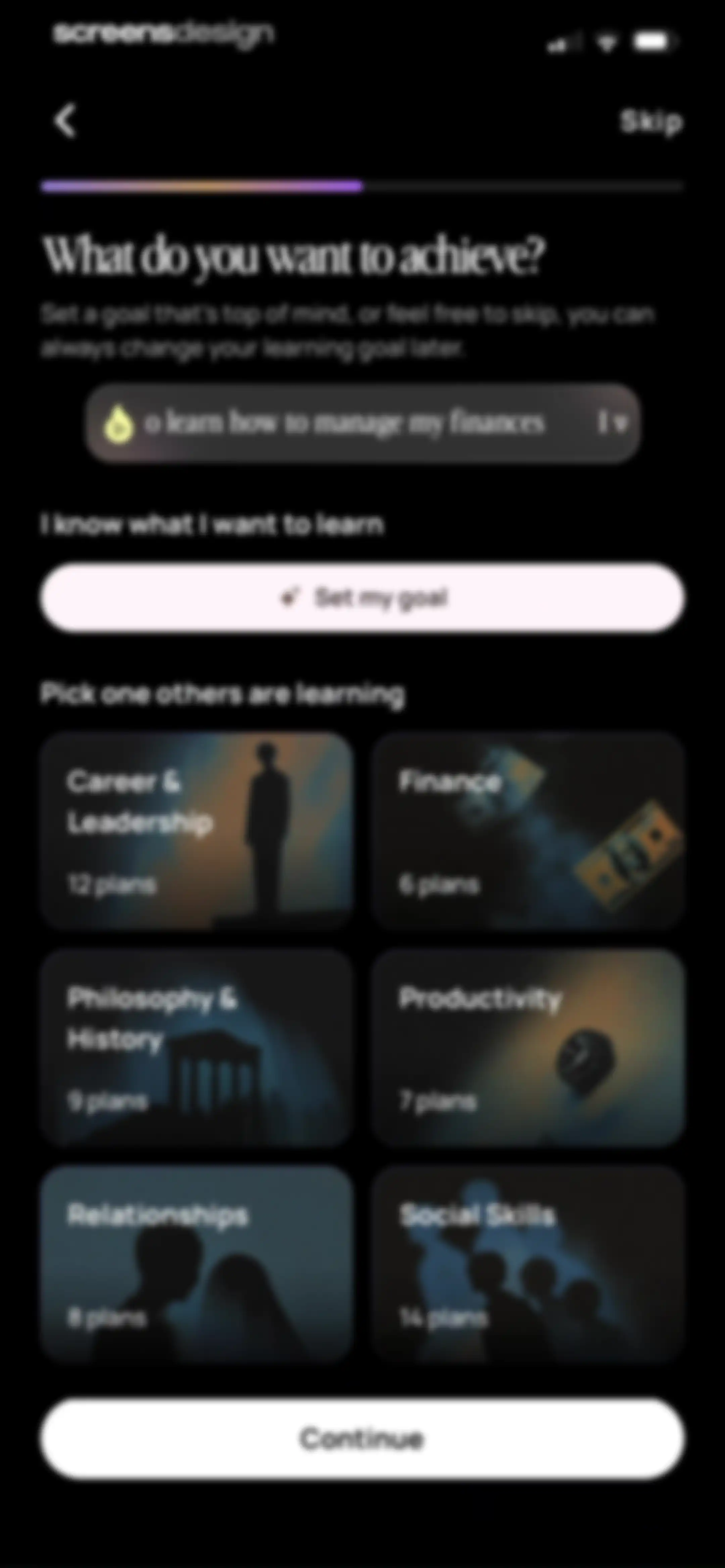 BeFreed: Personalized Learning screen 10