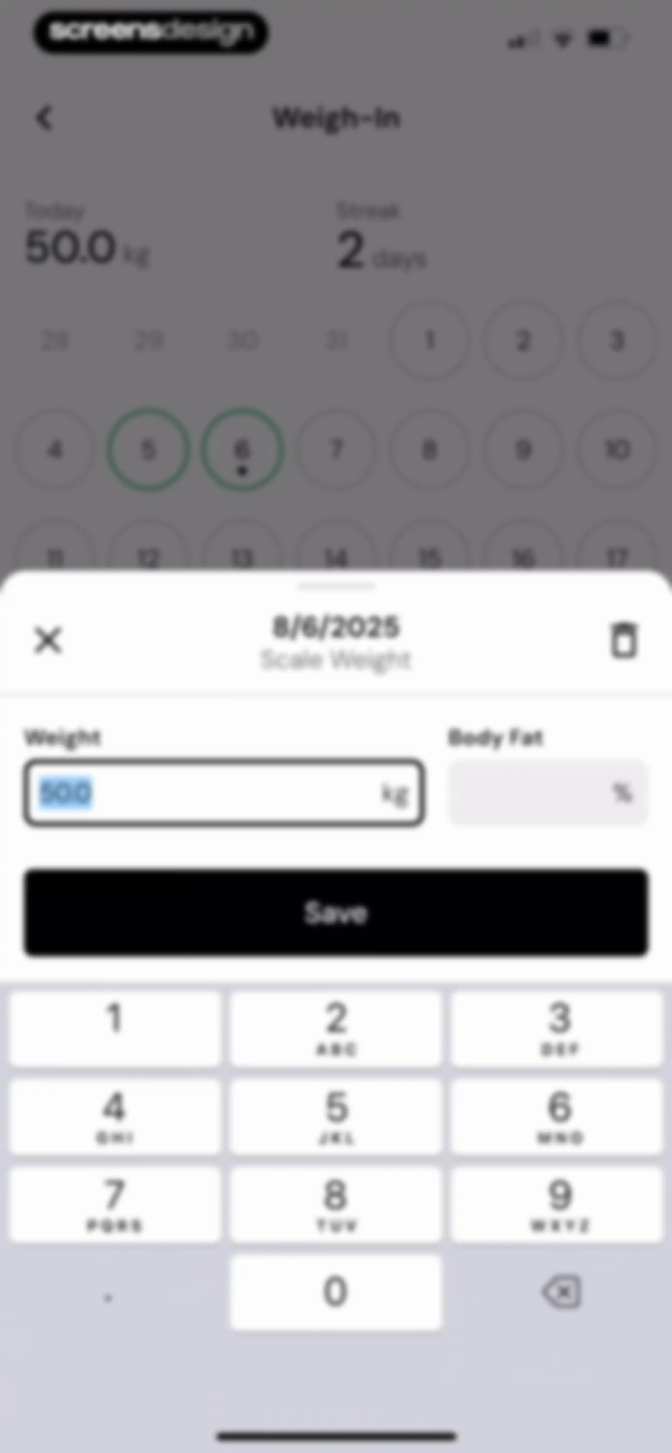 MacroFactor - Macro Tracker screen 140