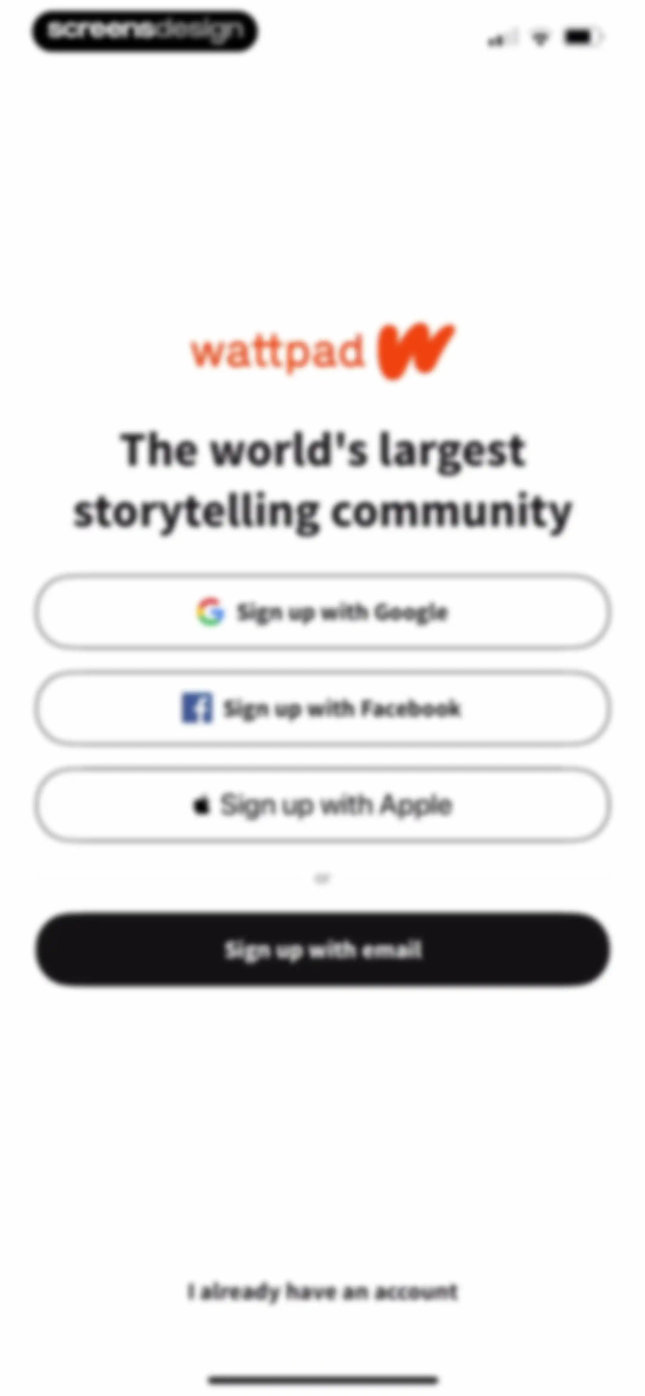 Wattpad - Read & Write Stories screen 2