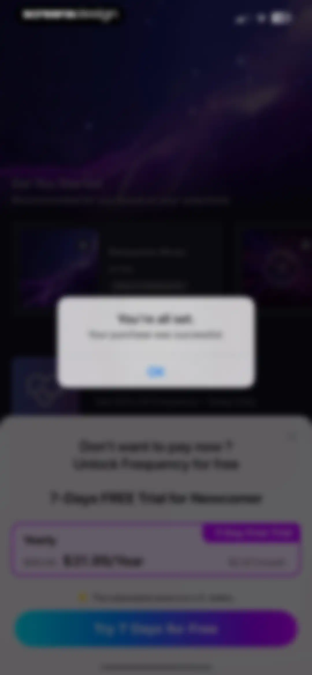 Frequency: Healing Sounds screen 12