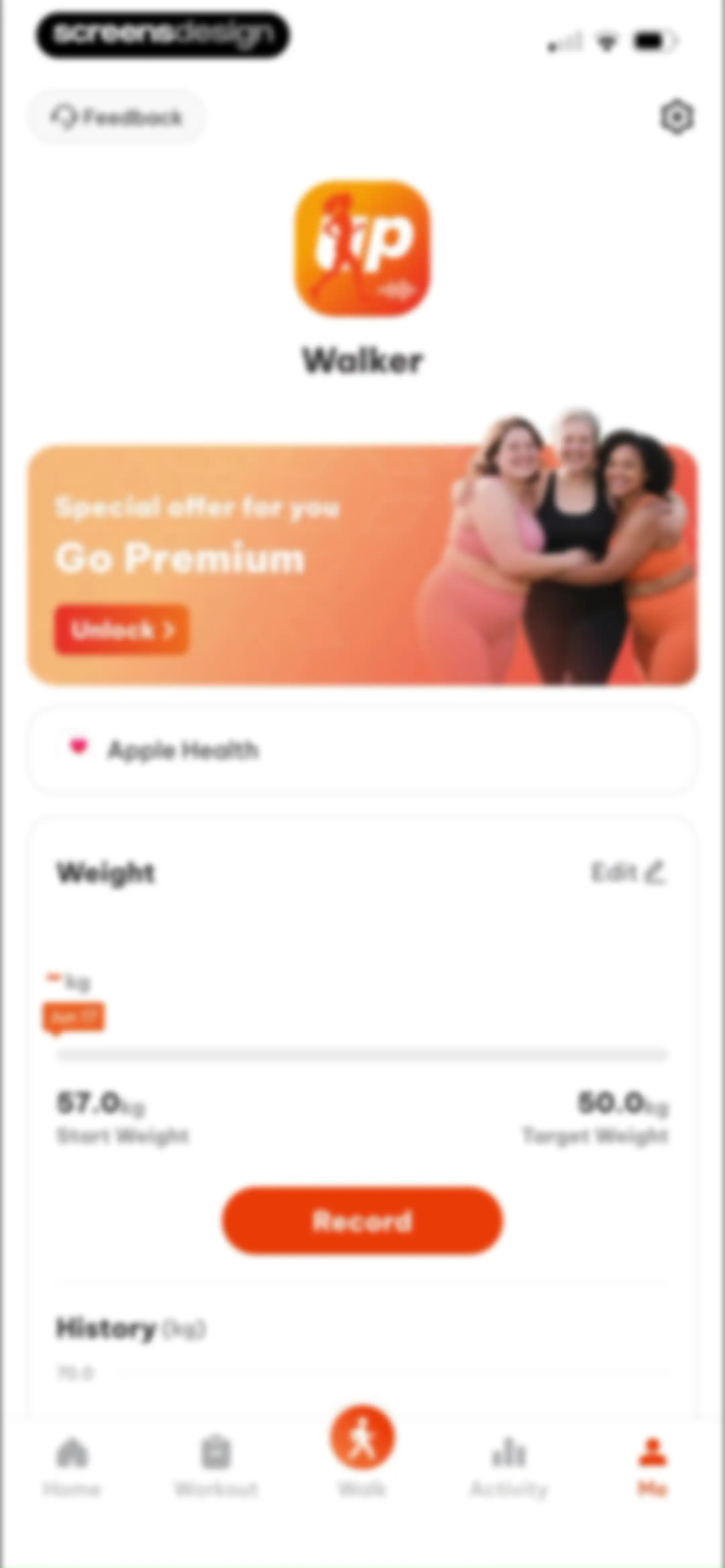 WalkUp | Weight Loss Tracker screen 67