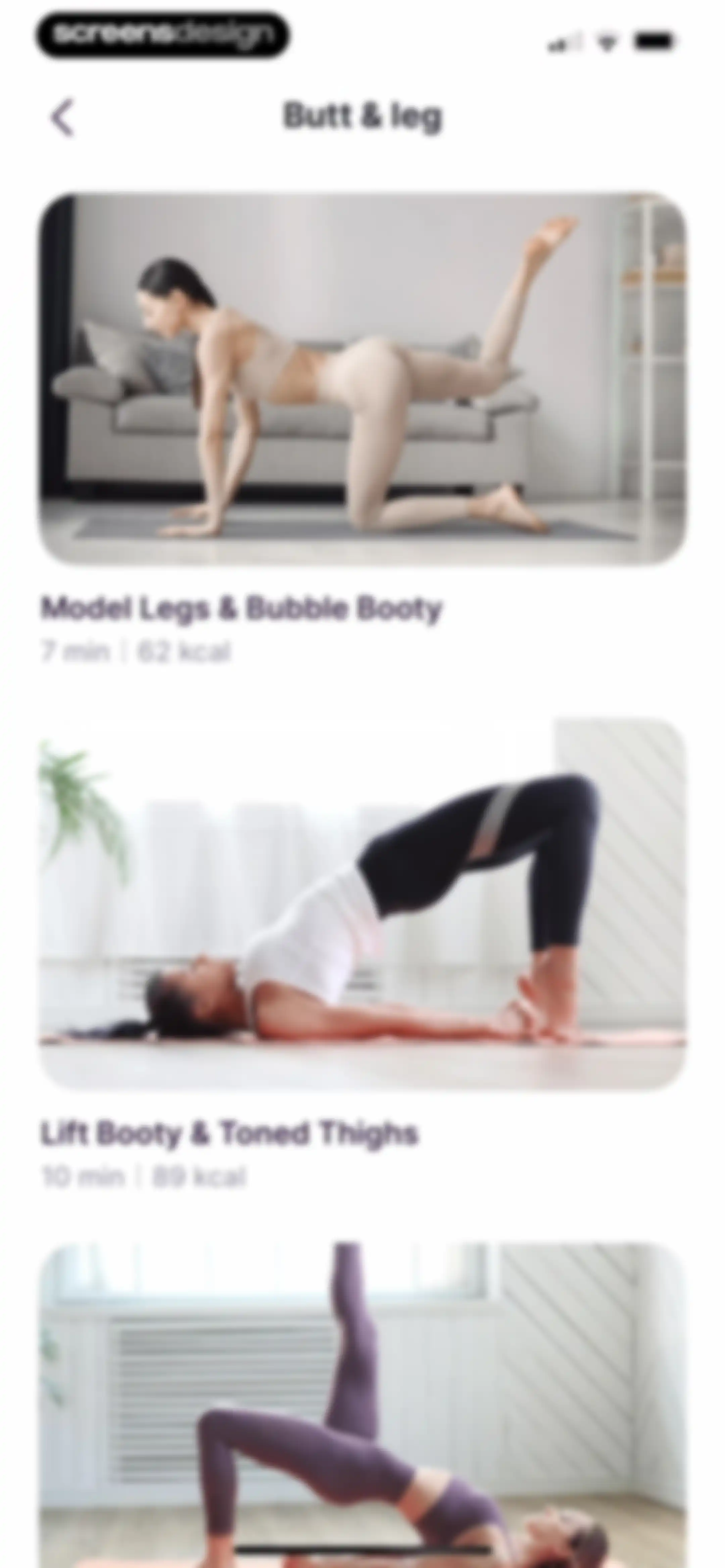 Pilates at Home, Wall Pilates screen 107