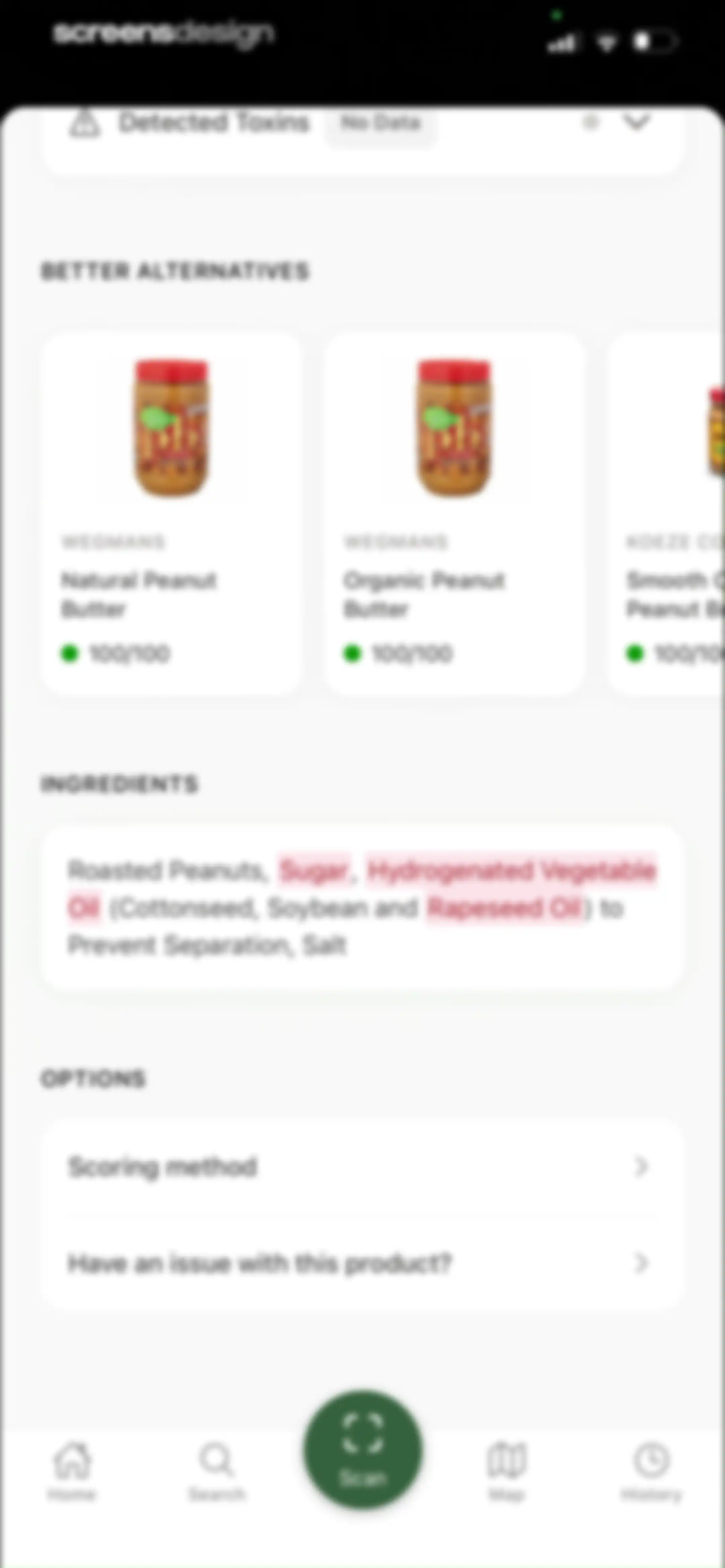 Olive: Food & Cosmetic Scanner screen 94