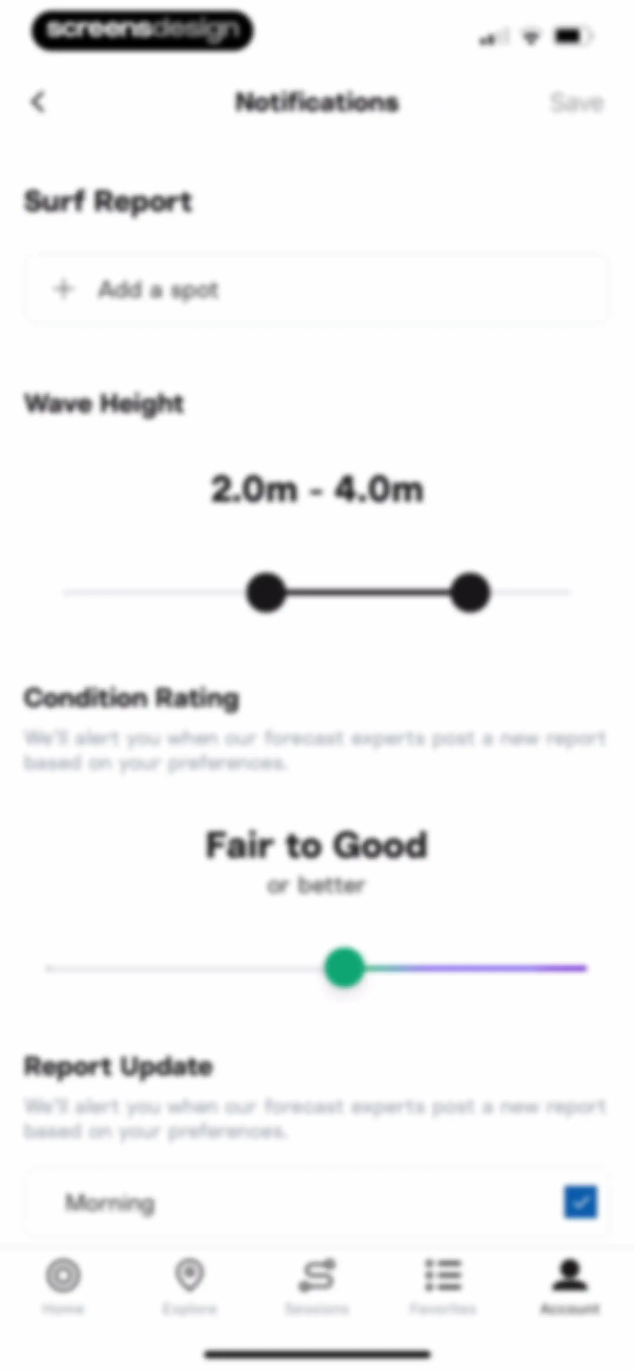 Surfline: Wave & Surf Reports screen 94