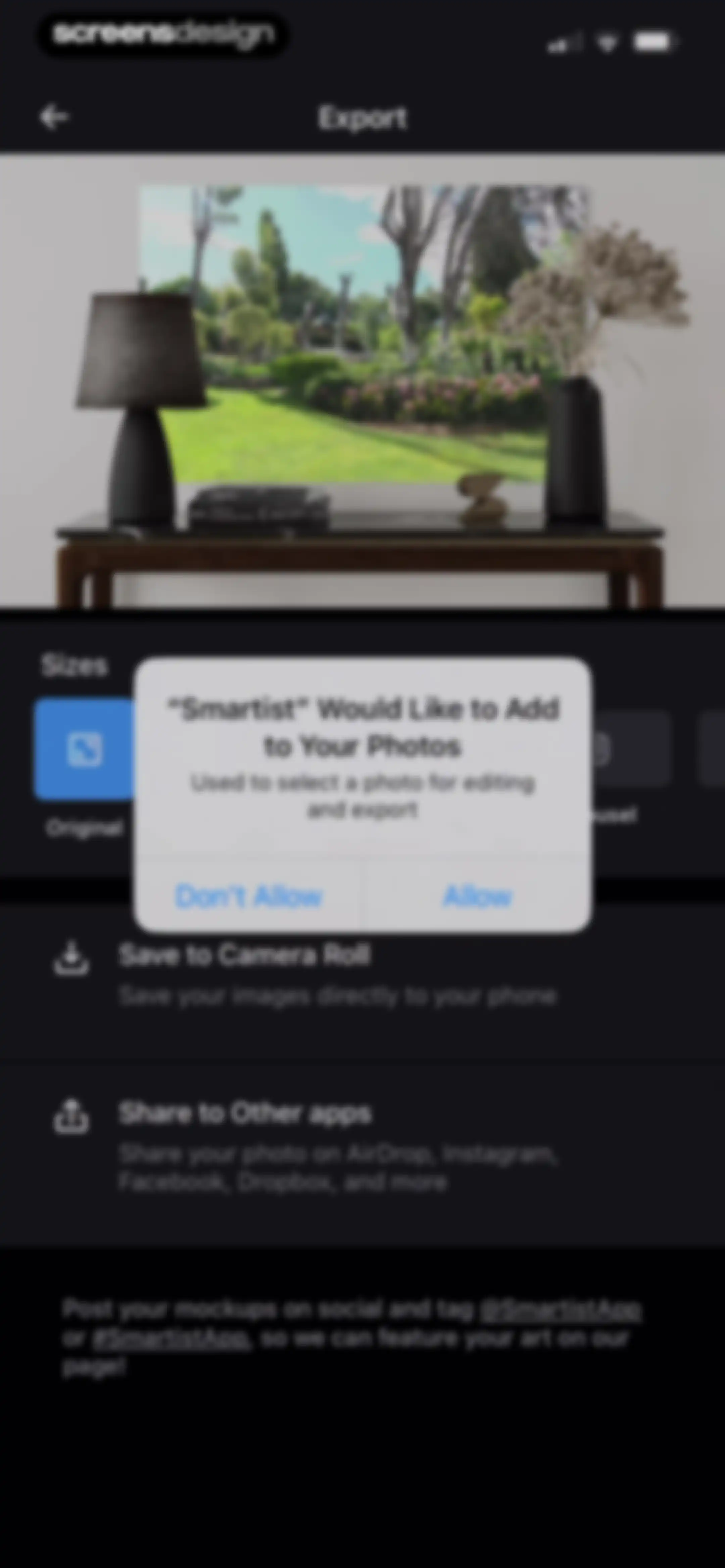 Smartist: Art Preview on Wall screen 35