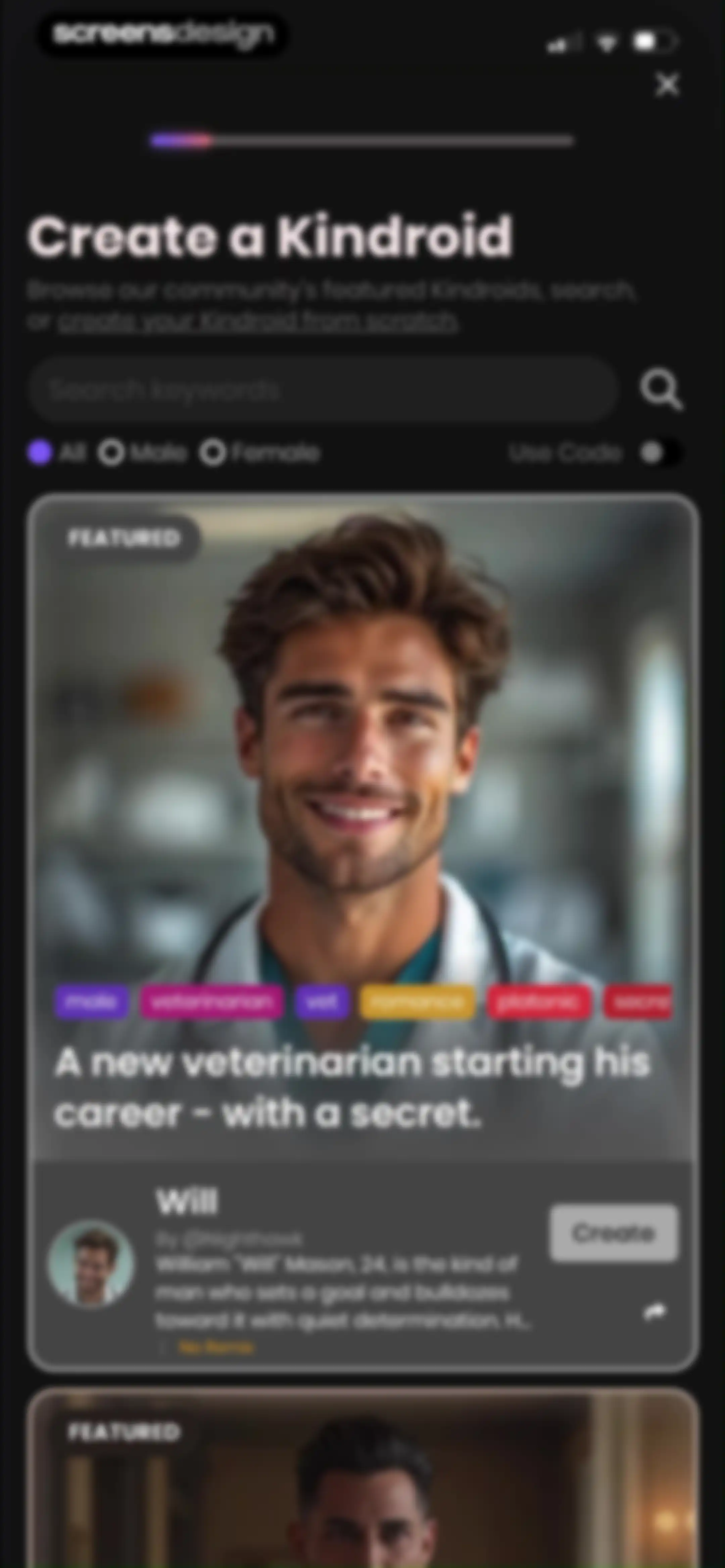 Kindroid: Your Personal AI screen 120