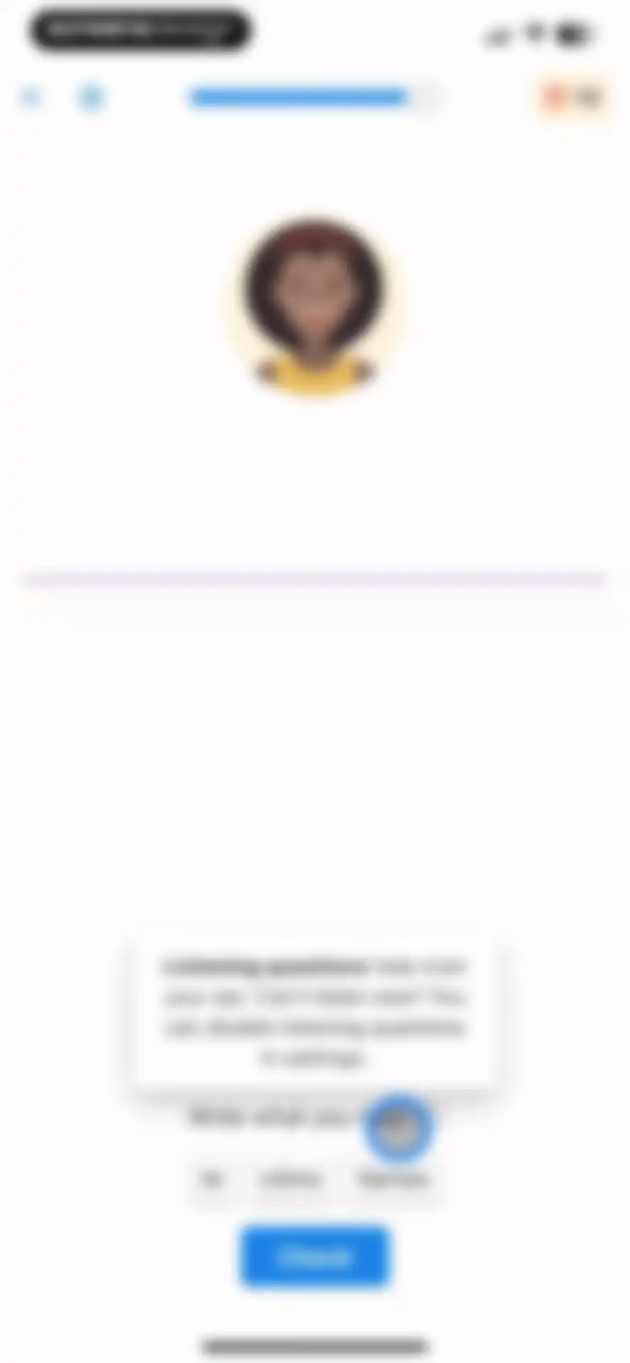 SpanishDictionary.com Learning screen 24