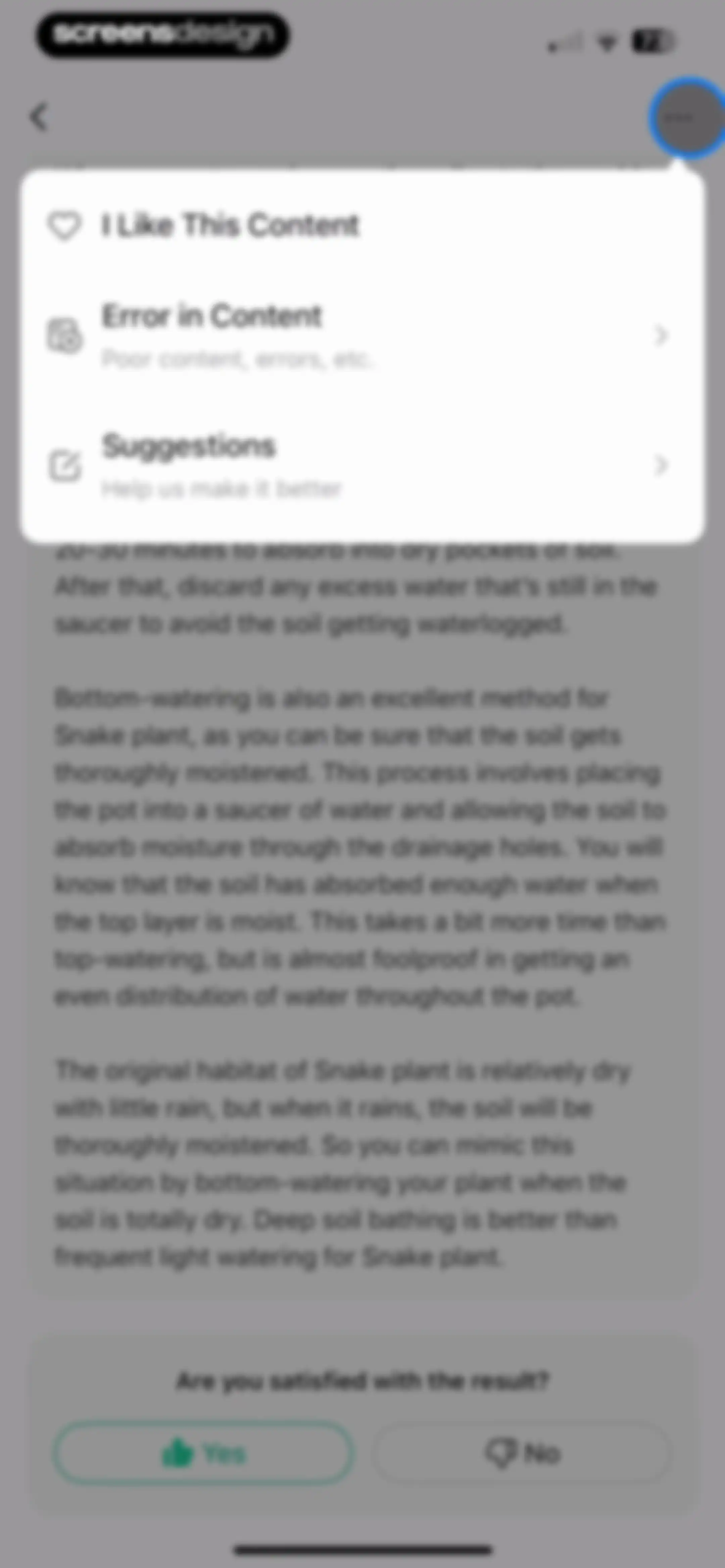 Plant Parent: Plant Care Guide screen 104