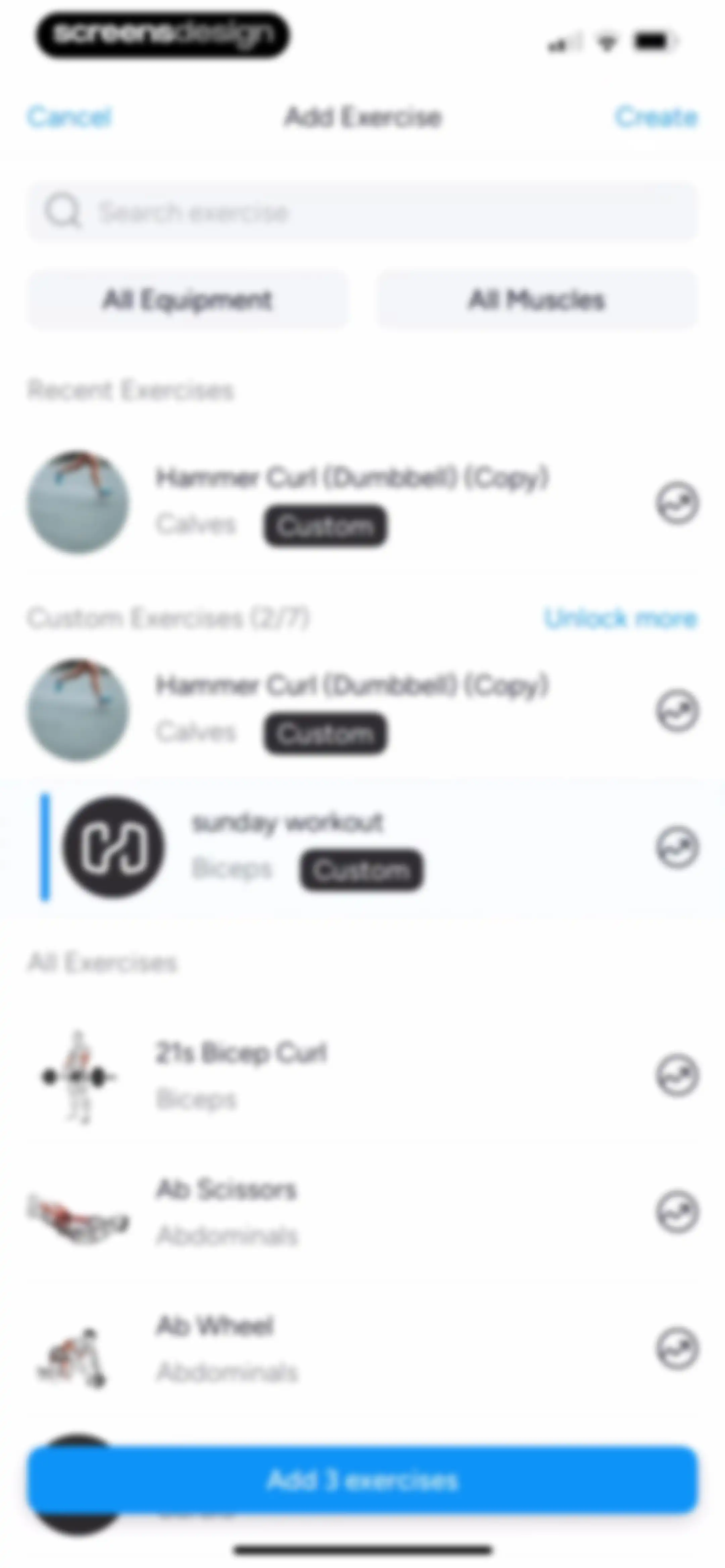 Hevy - Workout Tracker Gym Log screen 127