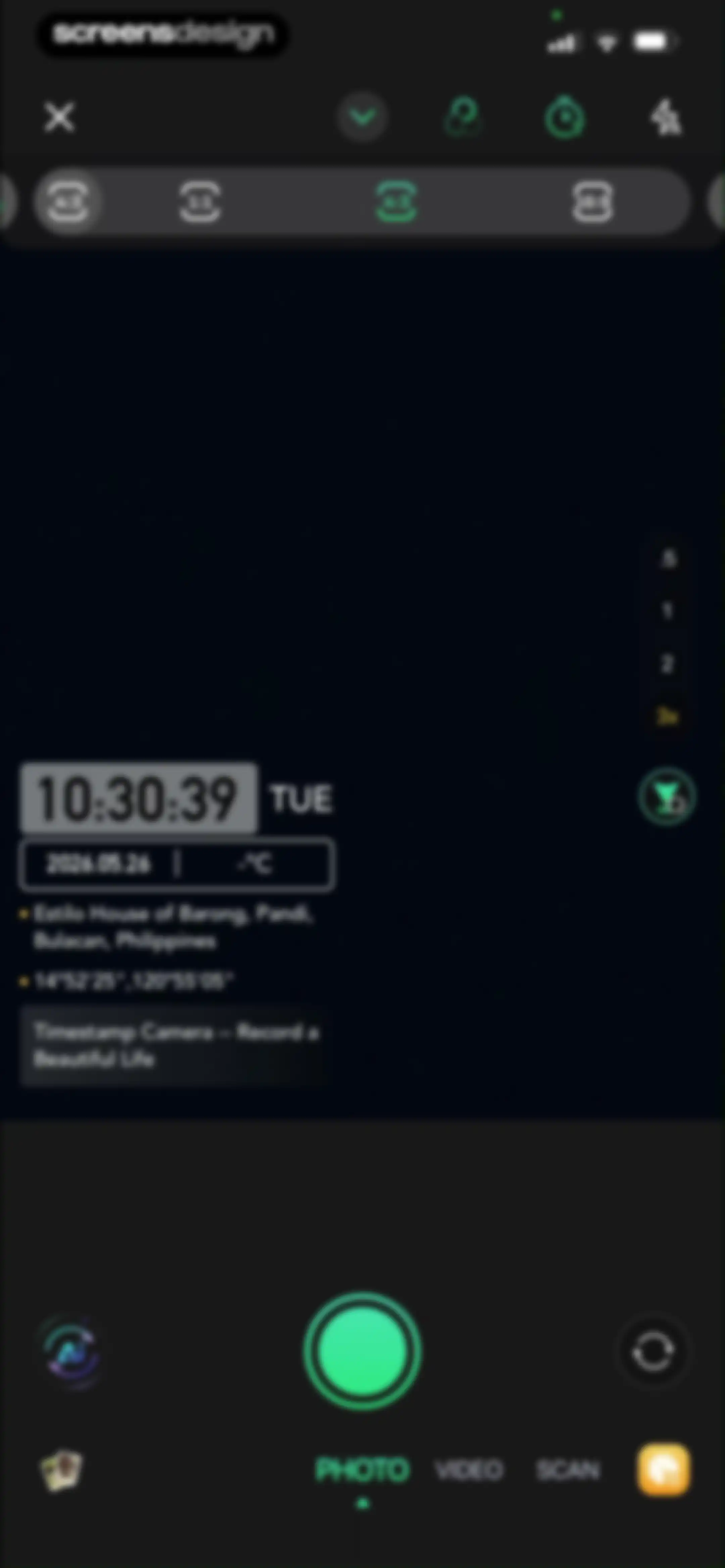 Timestamp Camera -AI Timestamp screen 48