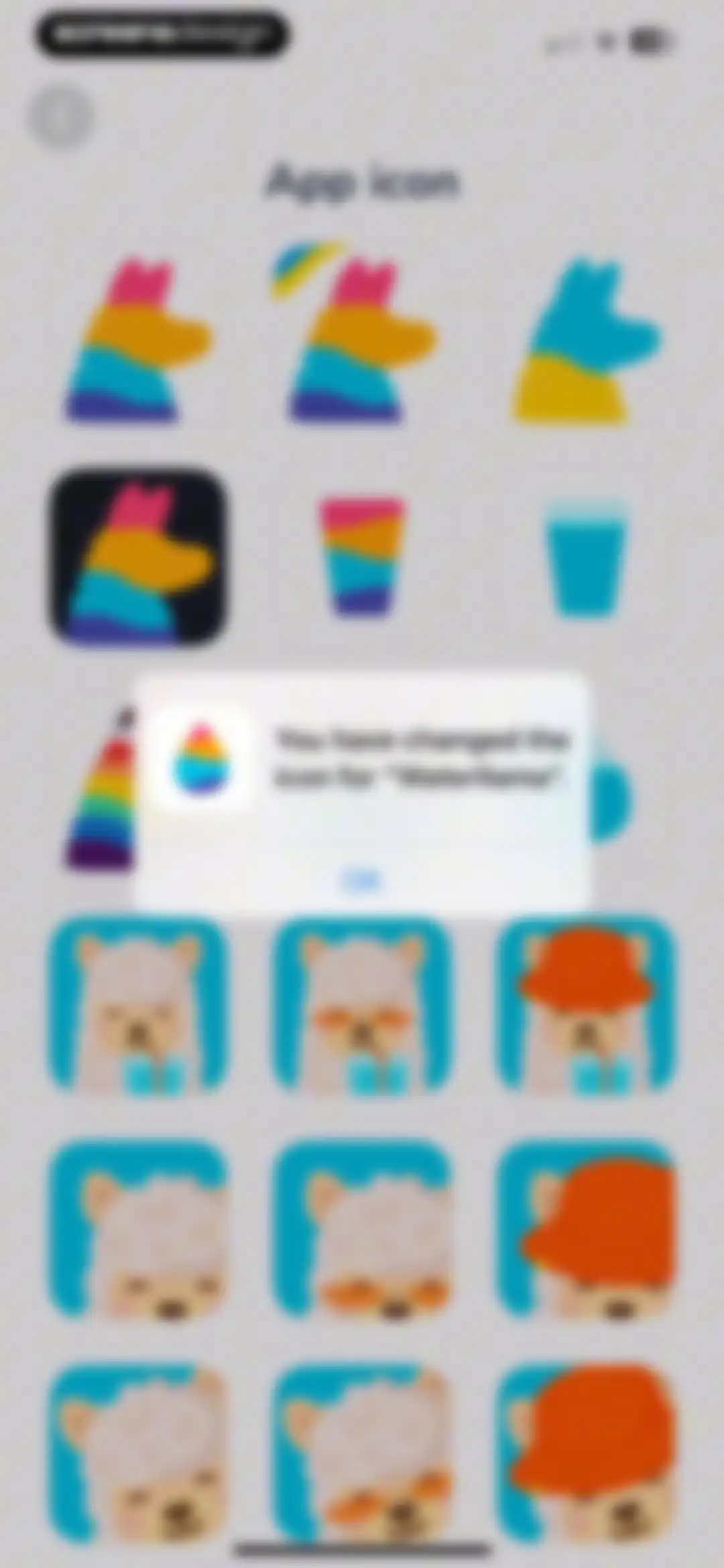 Water tracker Waterllama screen 84