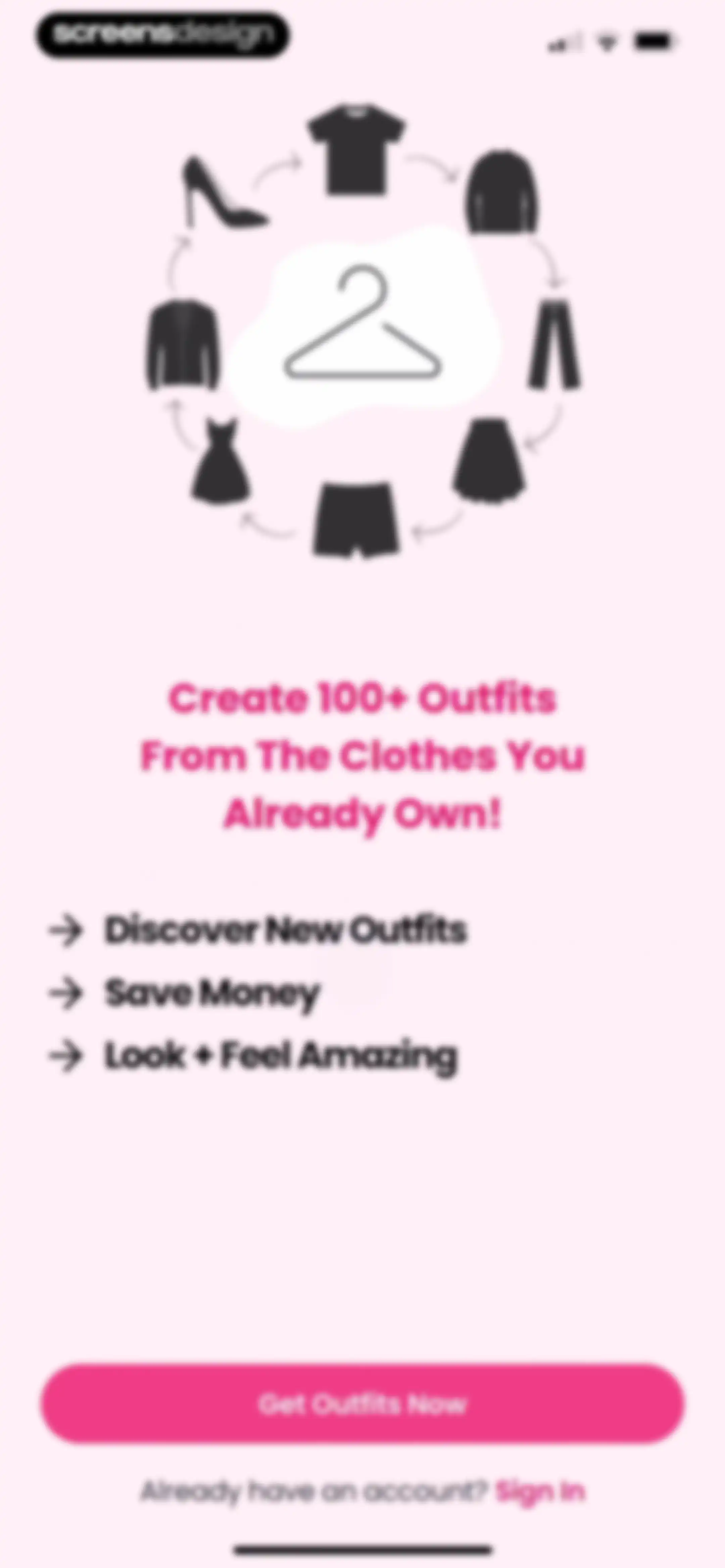 Outfit Formulas: Closet Maker screen 2
