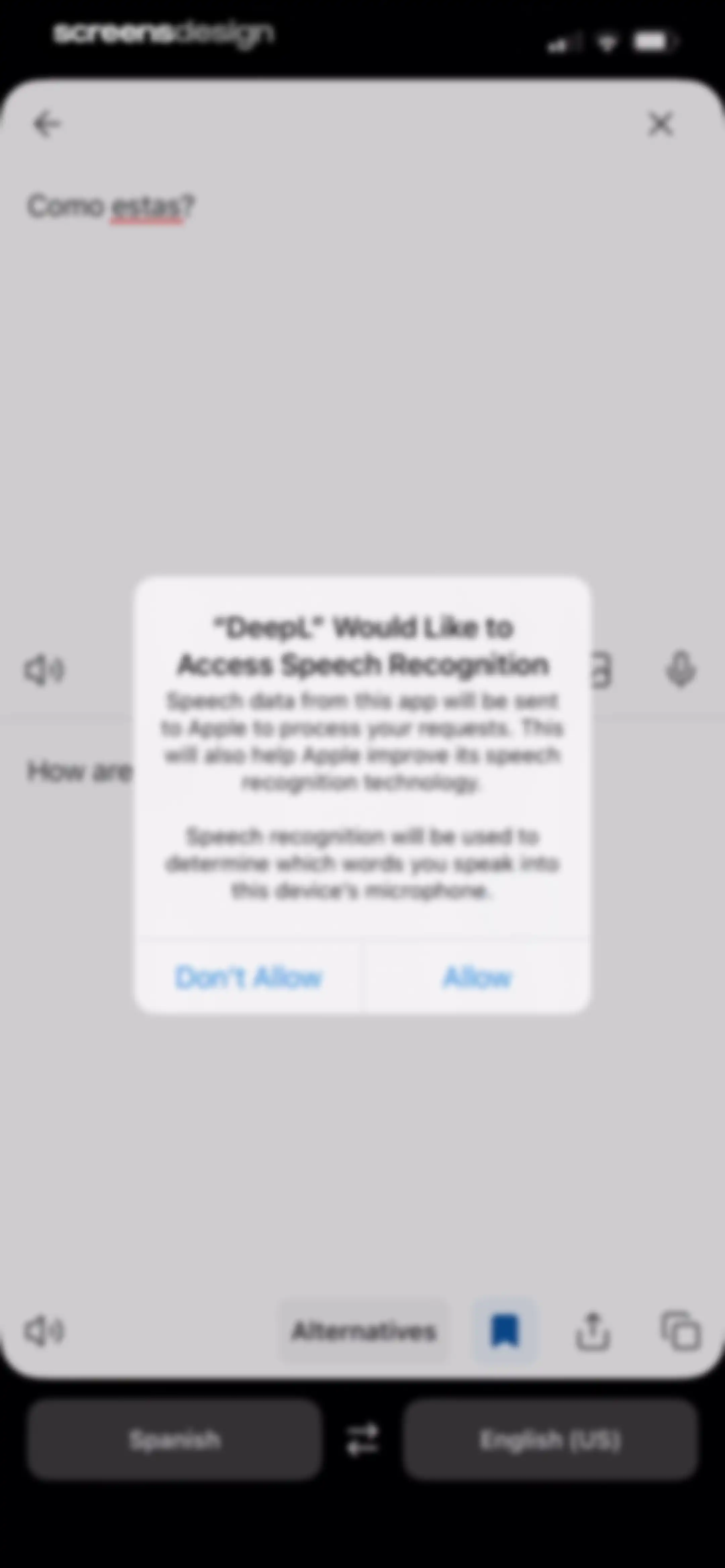 DeepL Translate screen 18