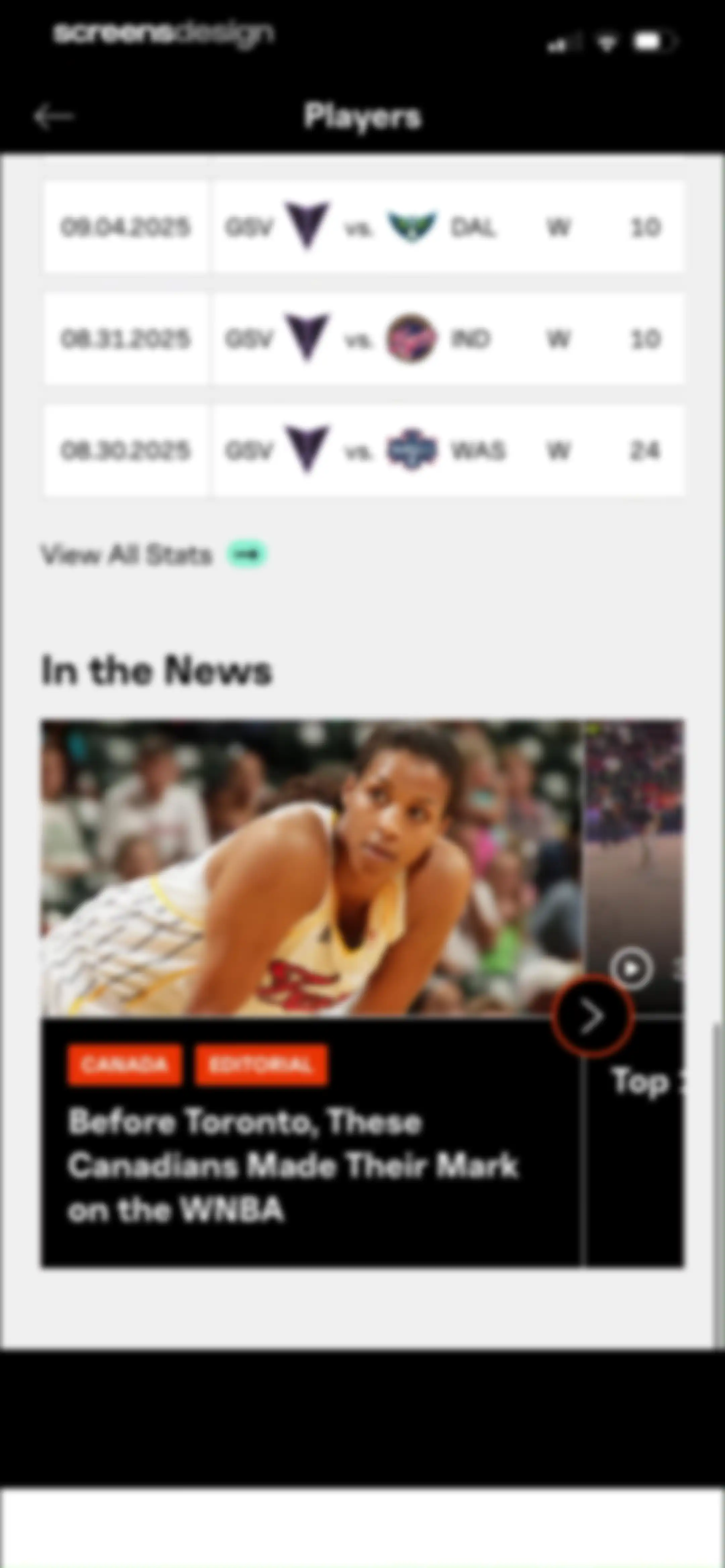 WNBA: Live Games & Scores screen 91