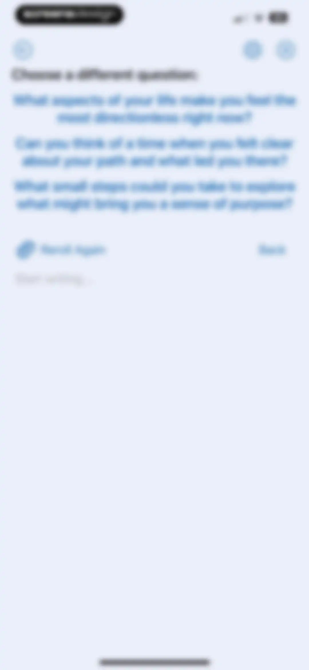 Clarity: CBT Self Help Journal screen 92