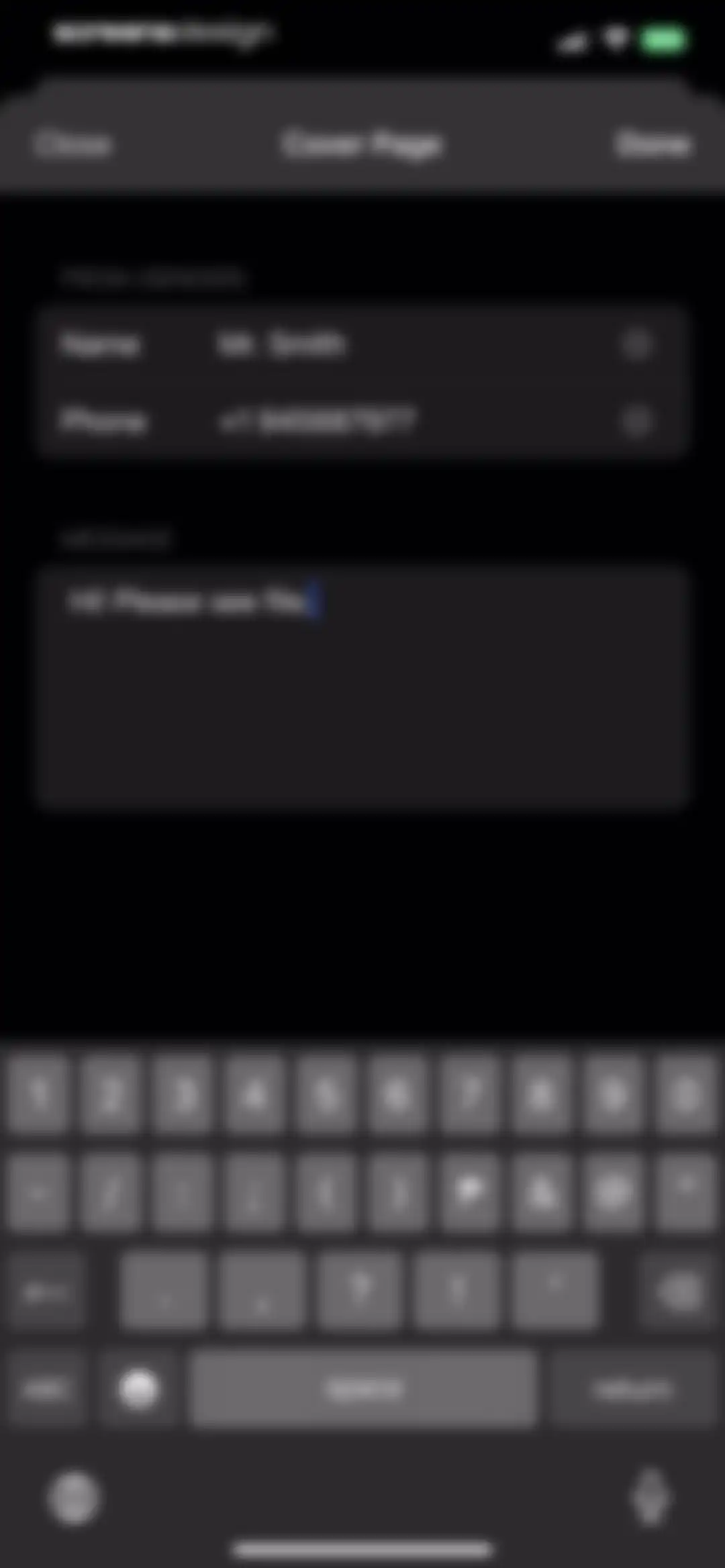 FAX from iPhone: Send Doc App screen 17
