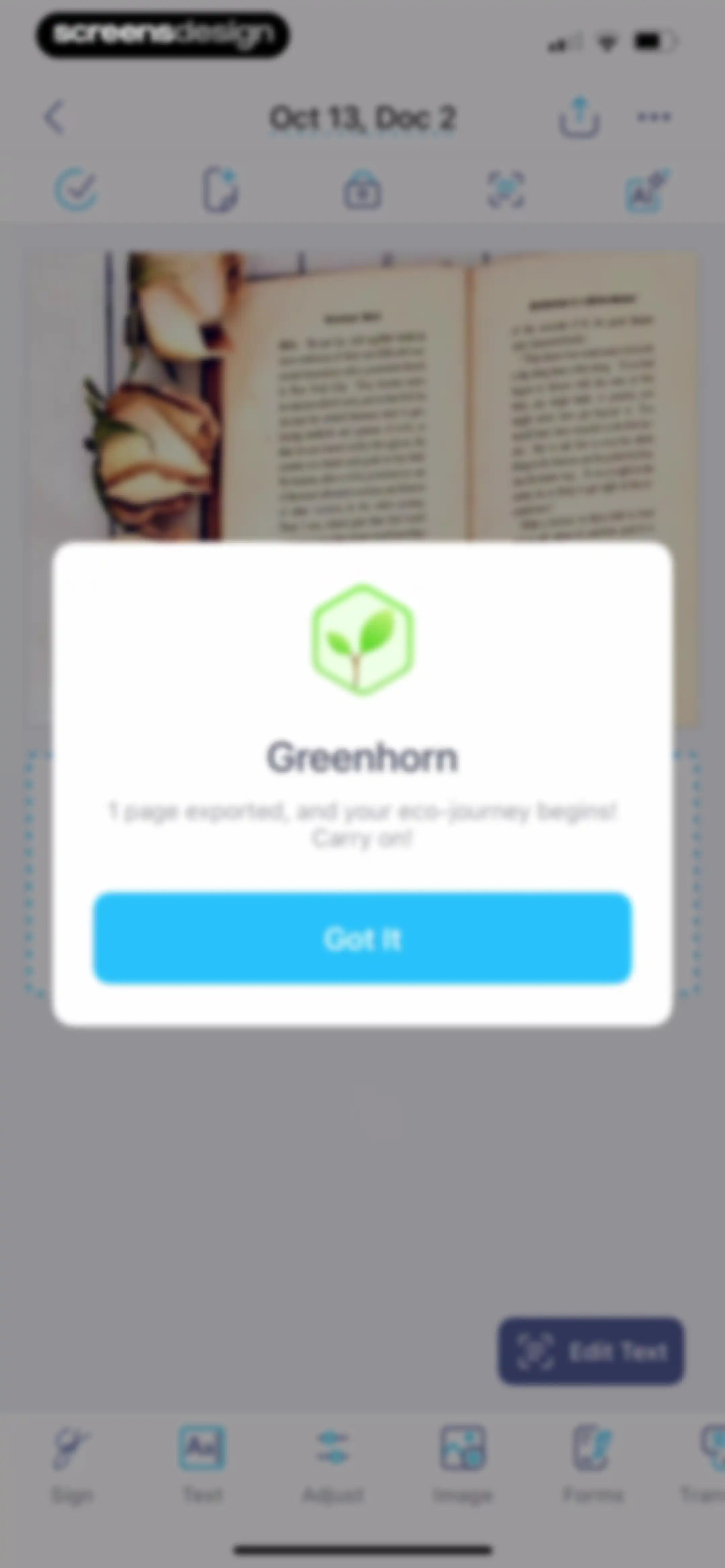 iScanner: PDF Document Scanner screen 57