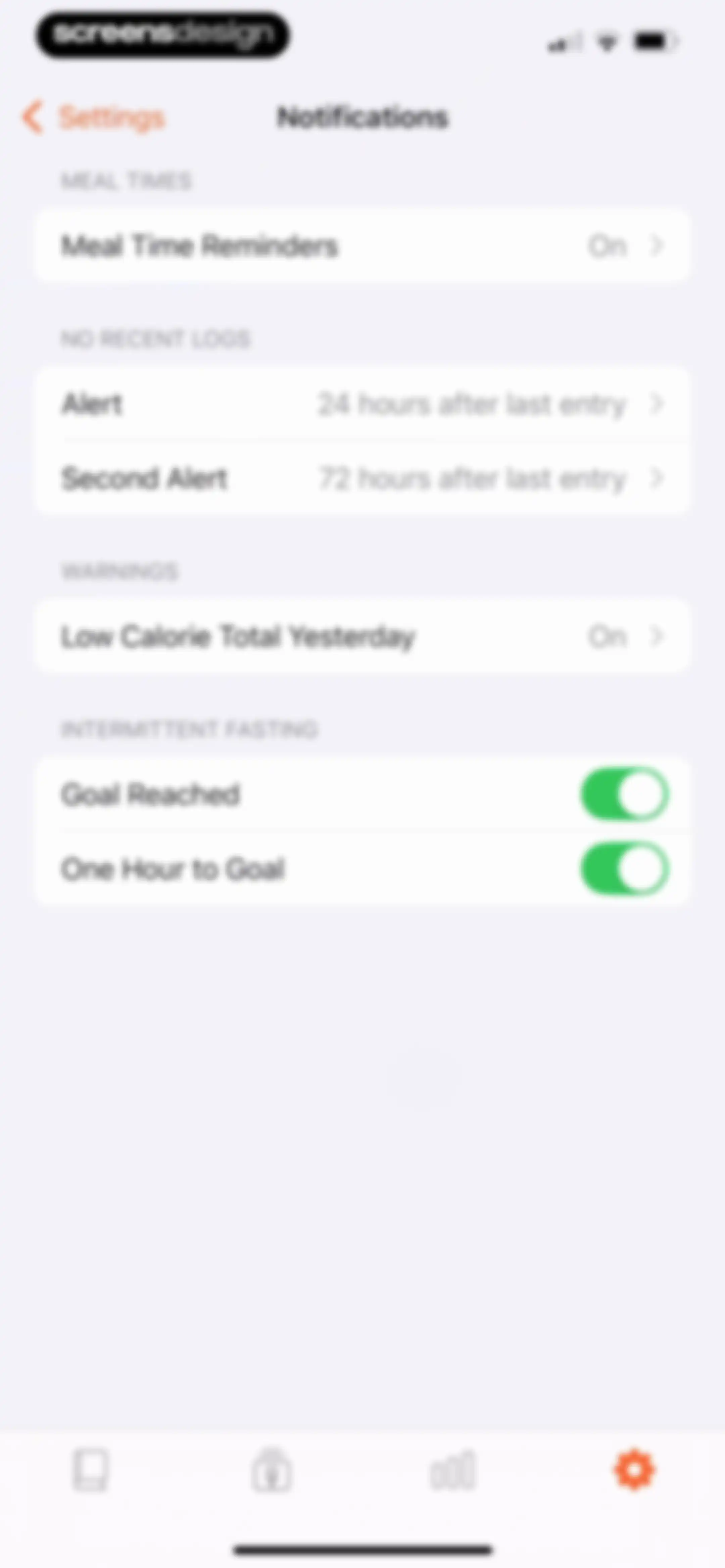 Nutrition Tracker: Foodnoms screen 193