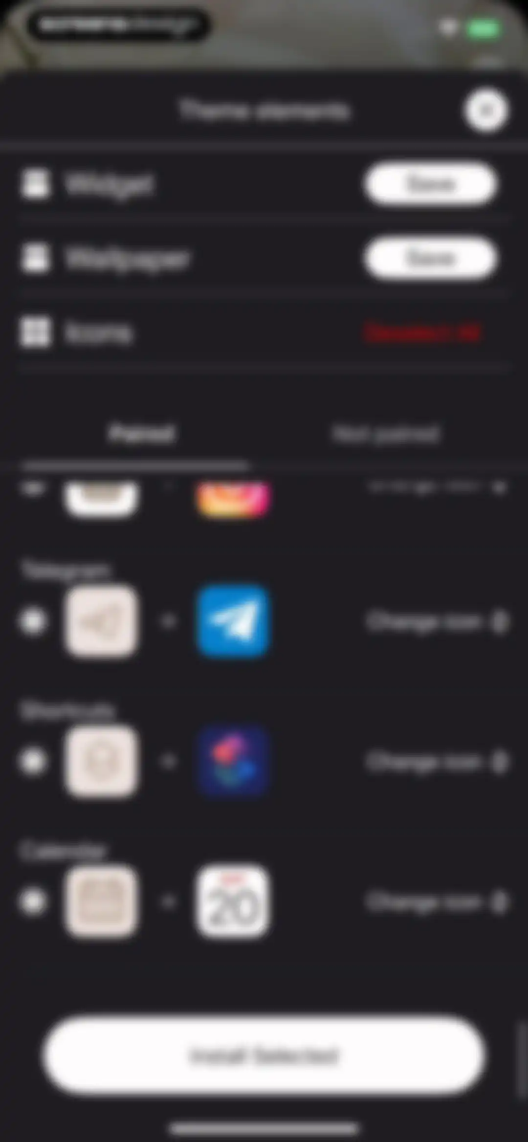 Aesthetic: App icons & Widgets screen 23