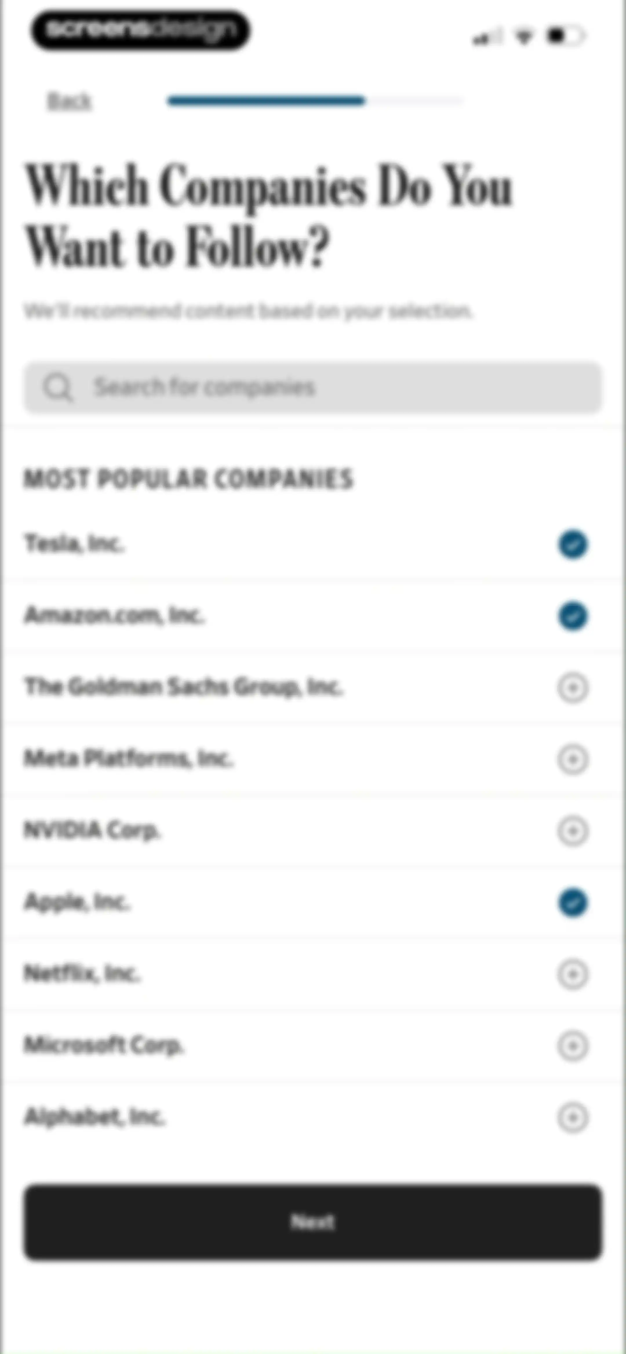 The Wall Street Journal. News screen 12